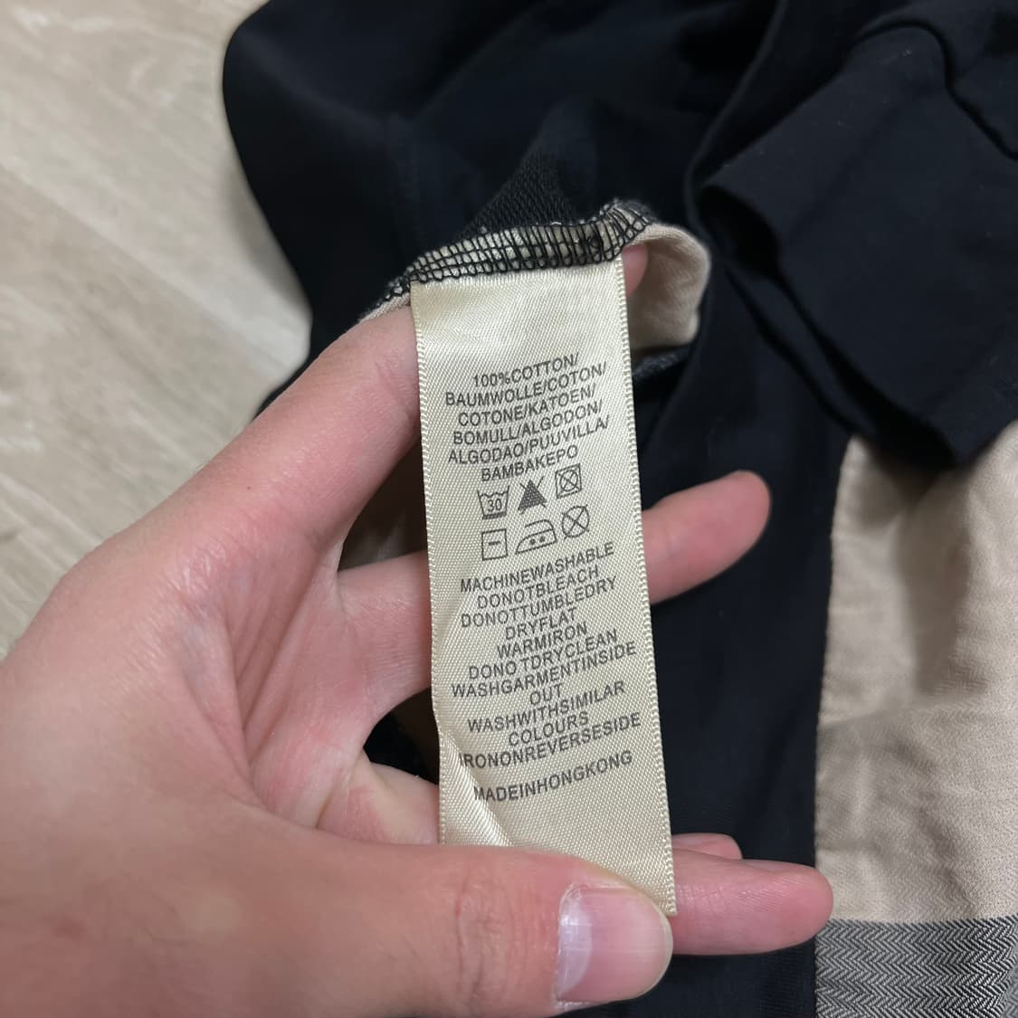 버버리 브릿 여성 노바체크 배색 슬림핏 후드집업 자켓 [블랙] L/100 상품이미지5