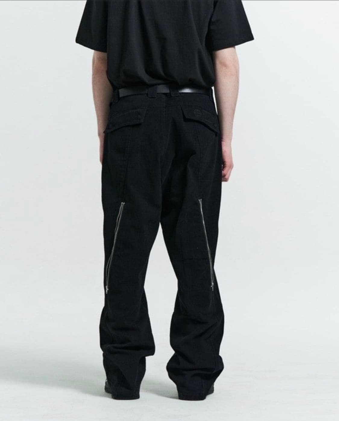 플라스틱프로덕트 웨이브 지퍼 팬츠 S 상품이미지1