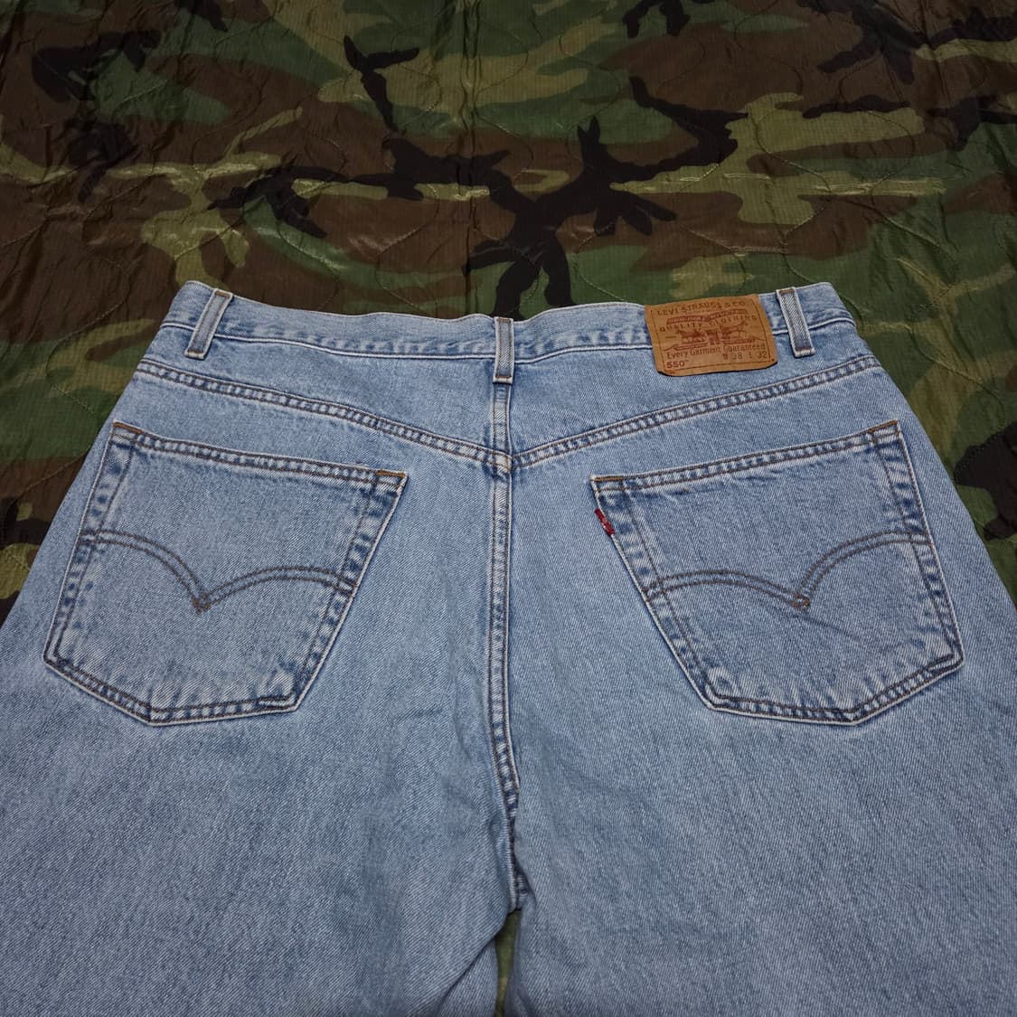 90s Vintage Levi`s 550 Red Tab 상품이미지7
