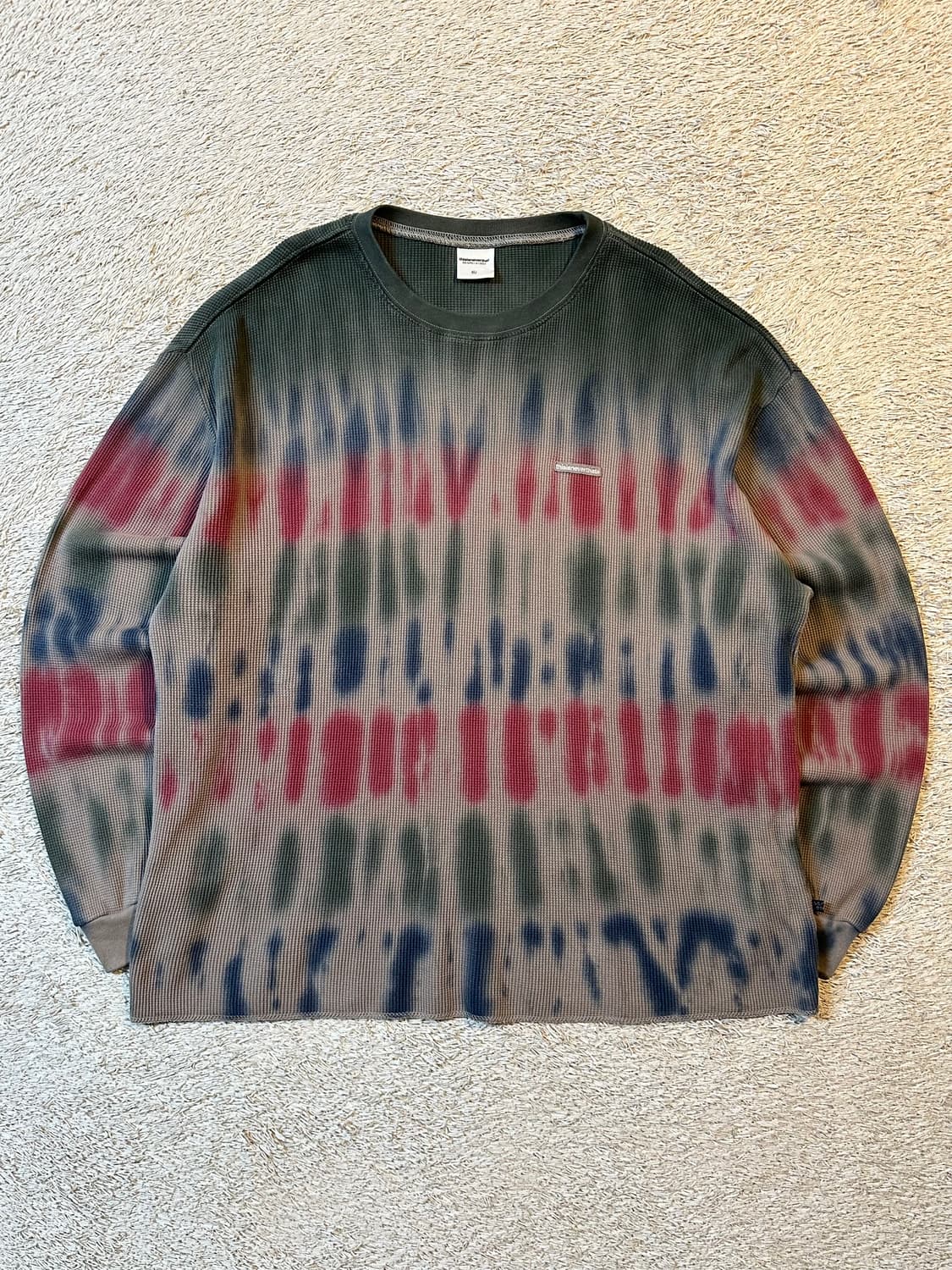 디스이즈네버댓 타이다이 와플 니트 롱슬리브 긴팔 상품이미지1