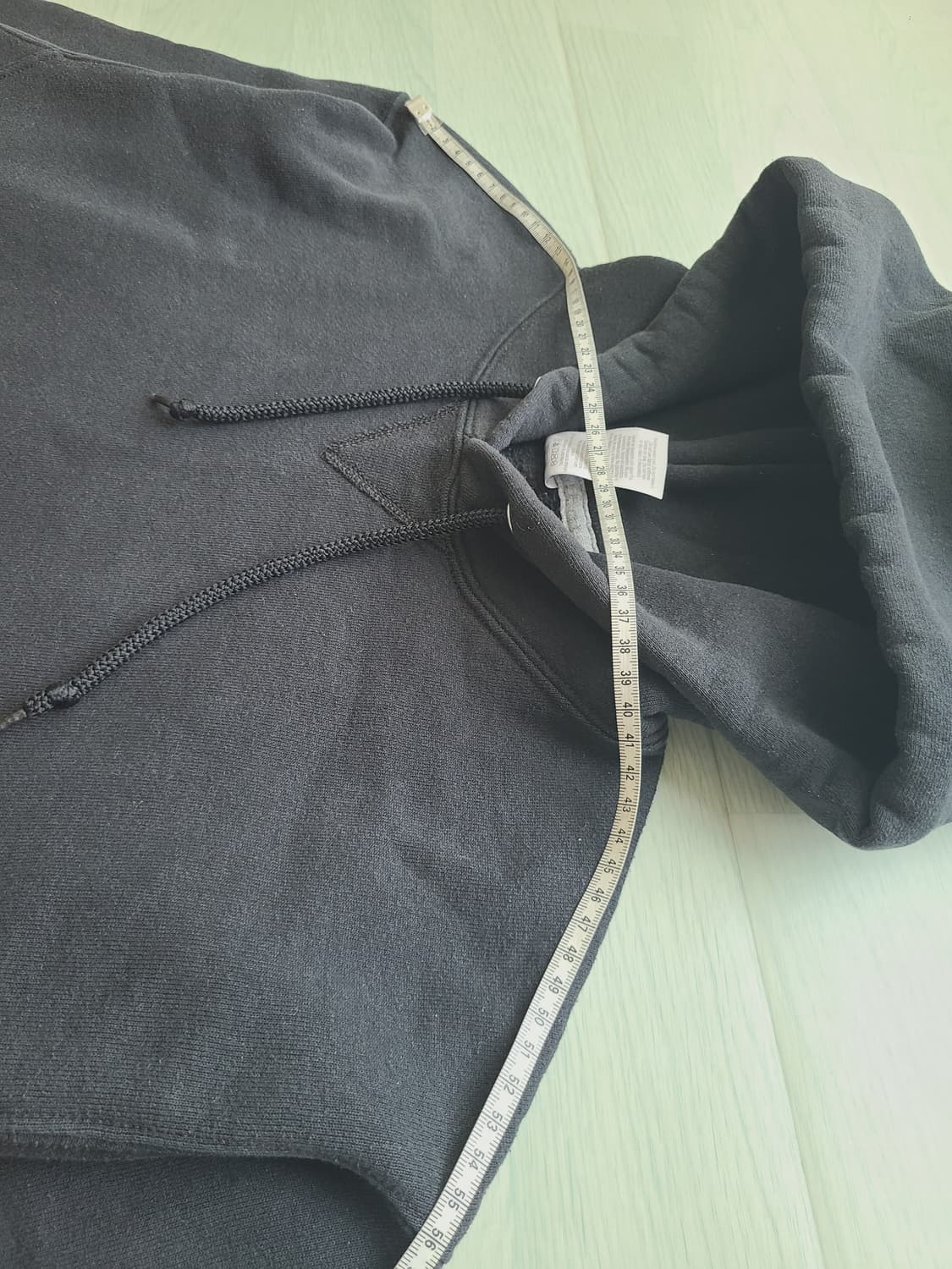 러셀 애슬래틱 후드티 후드 티셔츠 블랙 검정 상품이미지6