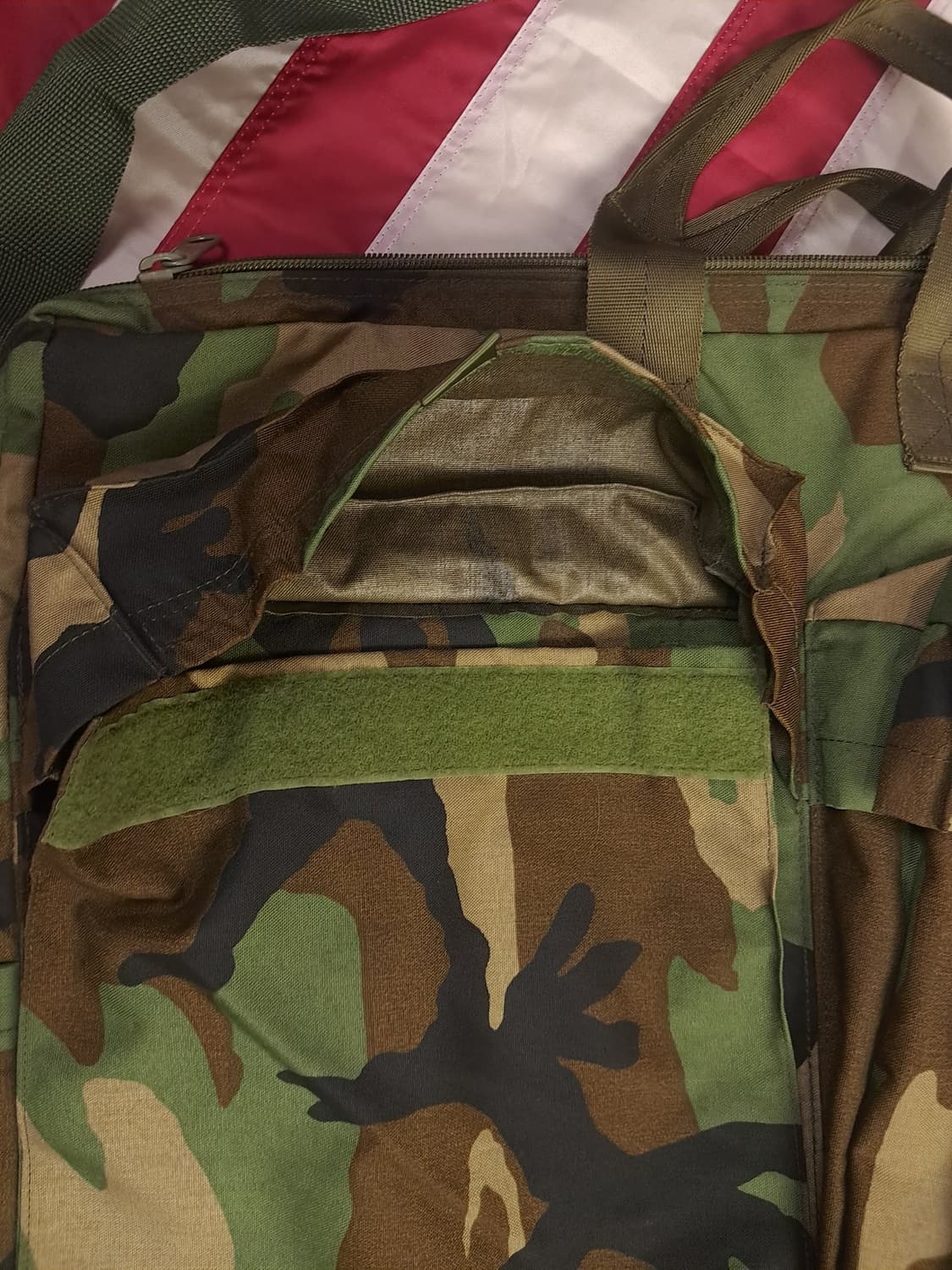 오리지날 초대형 미육군 우드랜드 아팟치 AH-64 플라이어 조종사 헬멧백 상품이미지3