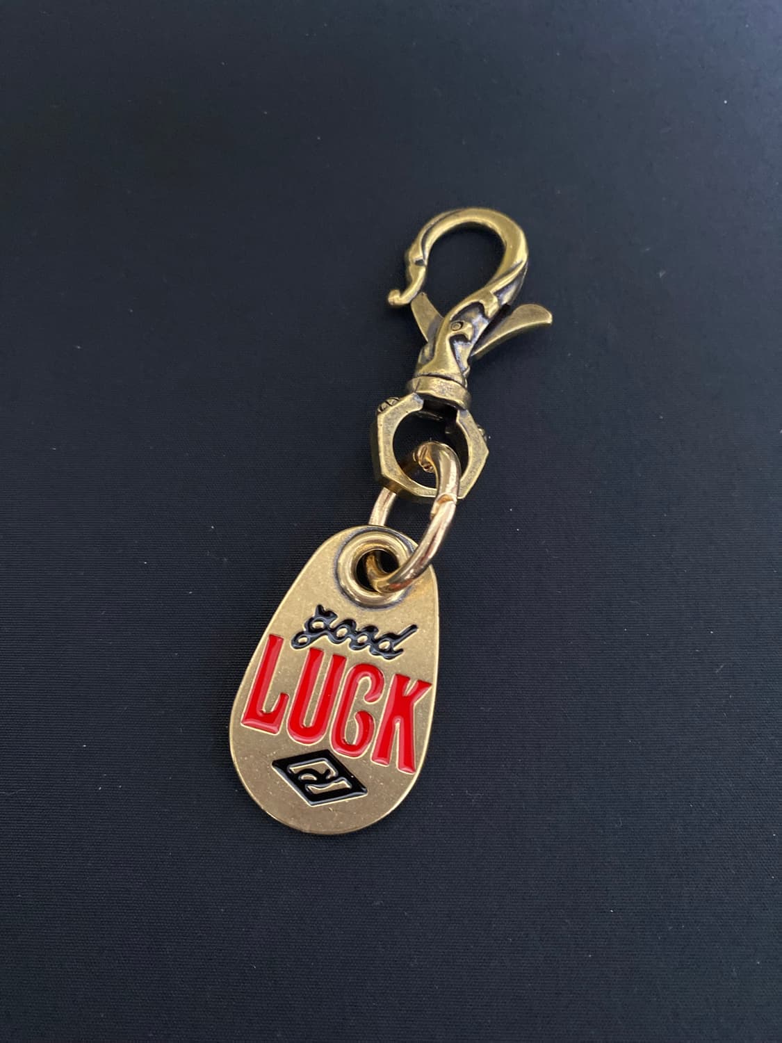 LUCK 빈티지 황동 키링 상품이미지1