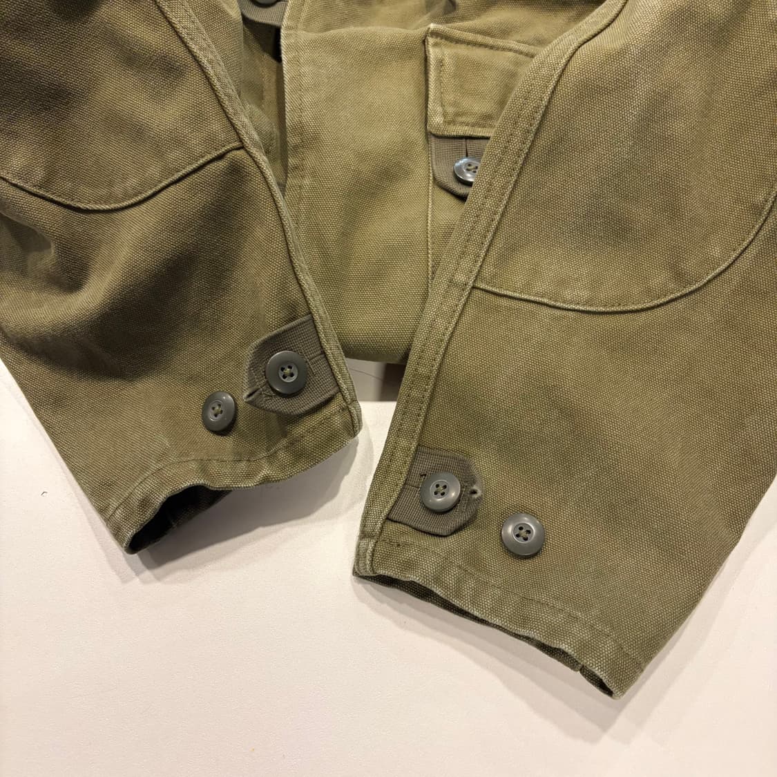 [L] 메이든 빈티지 모터사이클 밀리터리 자켓 카키 D473 상품이미지5
