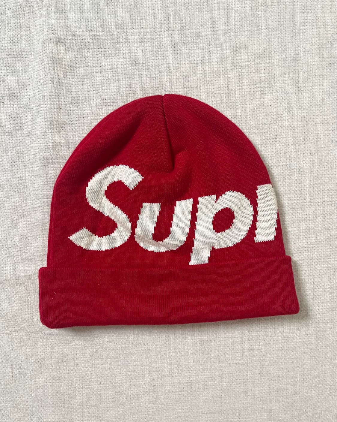 슈프림 빅로고 비니 supreme big logo beanie 상품이미지1