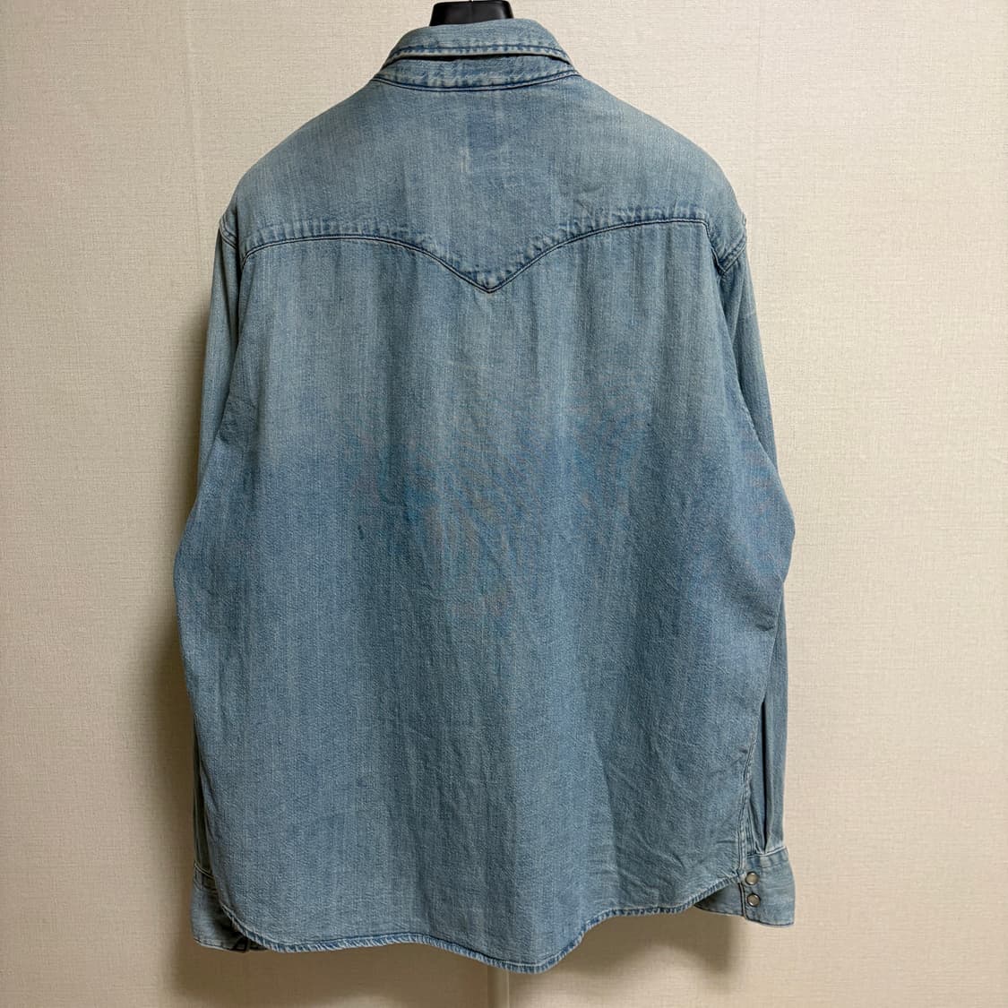 리바이스 웨스턴 데님 셔츠 / 연청, L 상품이미지7