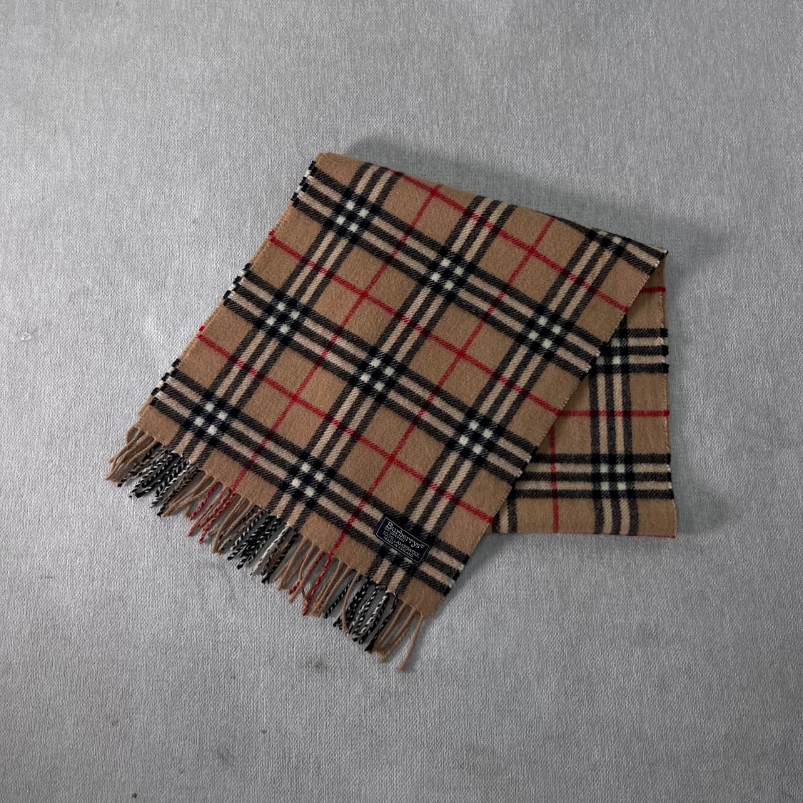 버버리 노바체크 램스울 베이지 머플러 상품이미지1