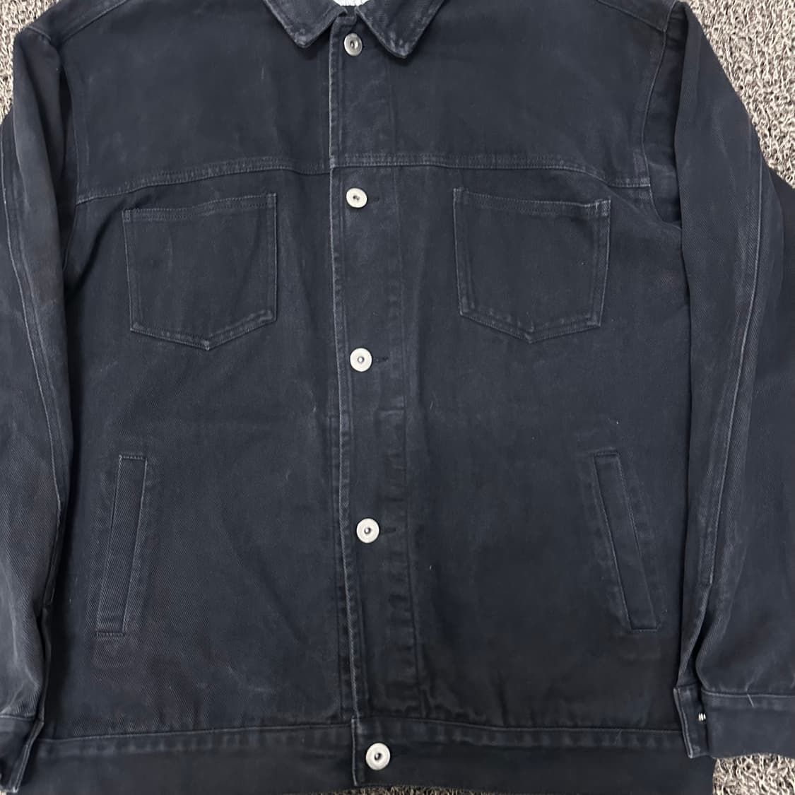 Parlamento 파르티멘토 데님 자켓 블랙 L 상품이미지4