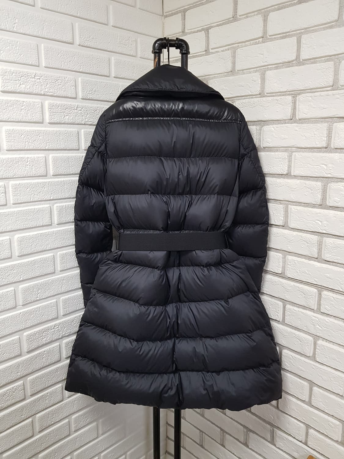 [1/55/정품] 몽클레어 젤리노떼 벨티드패딩 블랙 상품이미지2