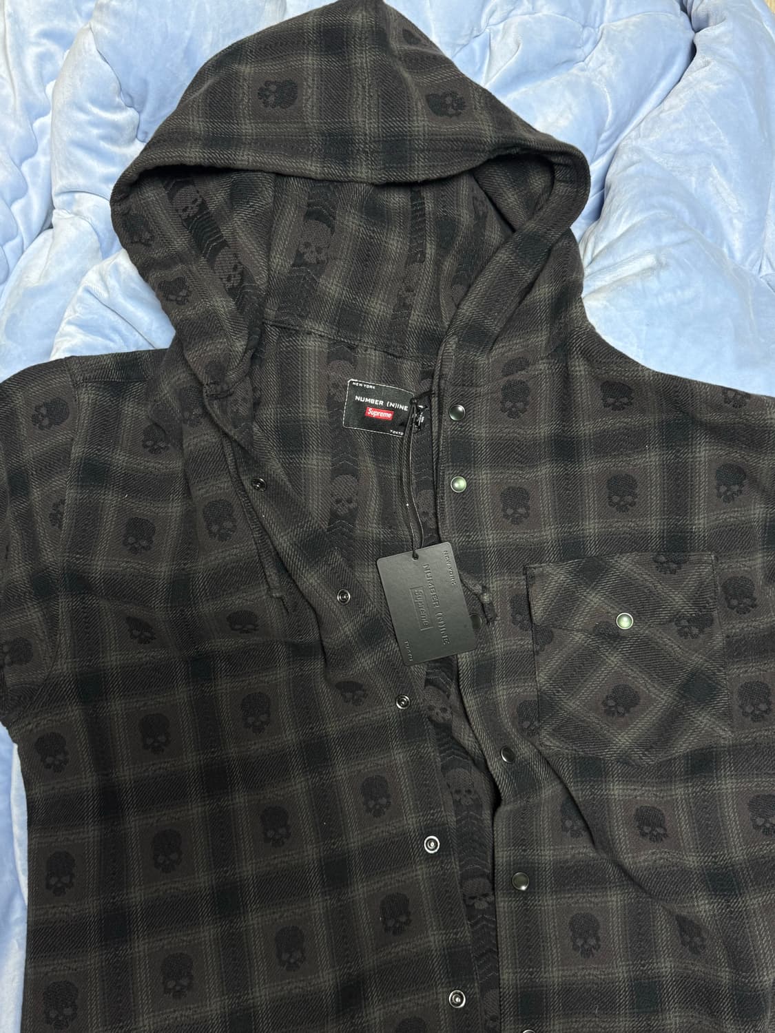 슈프림 넘버나인 플란넬셔츠 상품이미지1