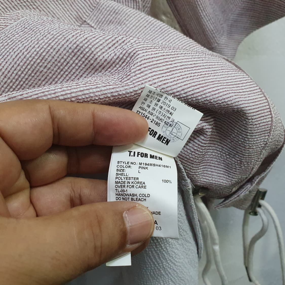 T.I  FOR MEN 셔츠형 자켓(100) 상품이미지4