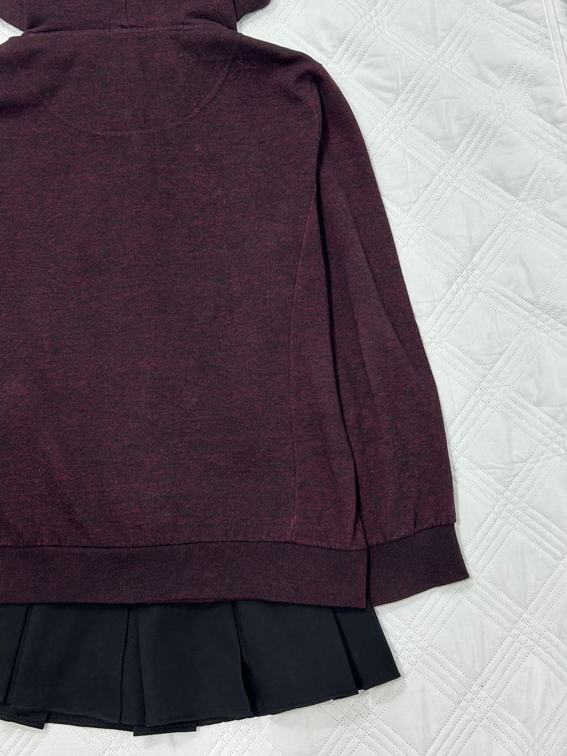 ꒰ঌ 버건디 떡볶이 후드 가디건 ໒꒱ 상품이미지3