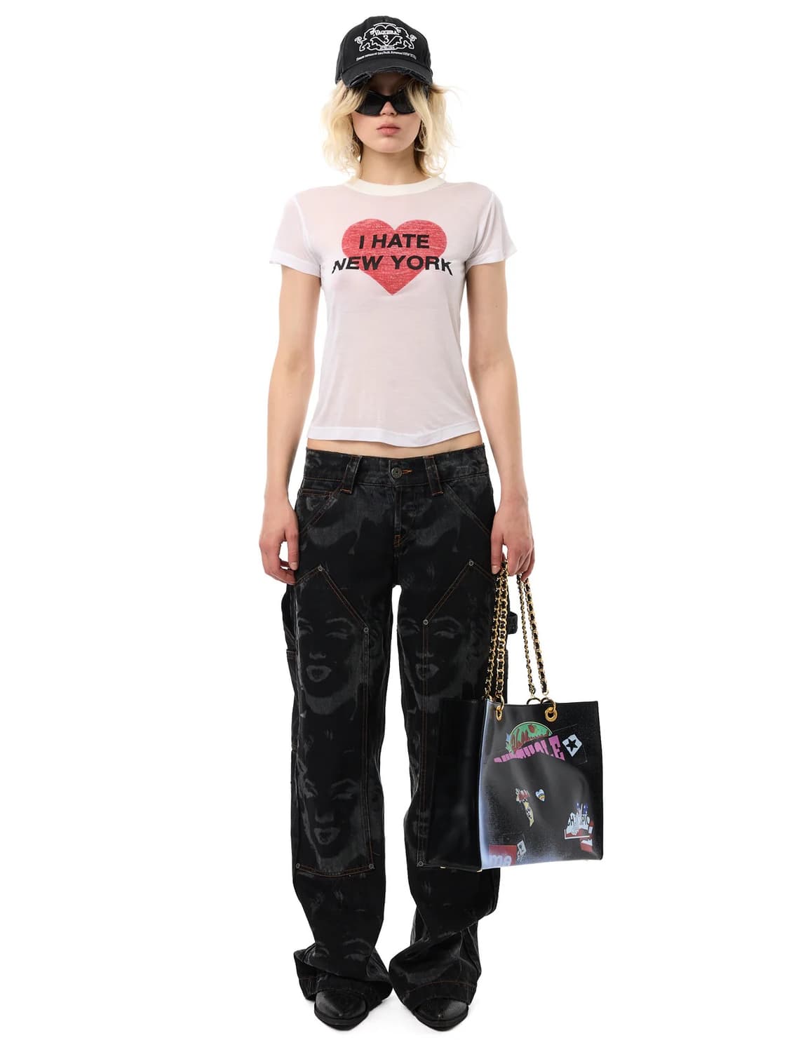 [XS,S,M]바퀘라 25fw I HATE NY 티셔츠 상품이미지4