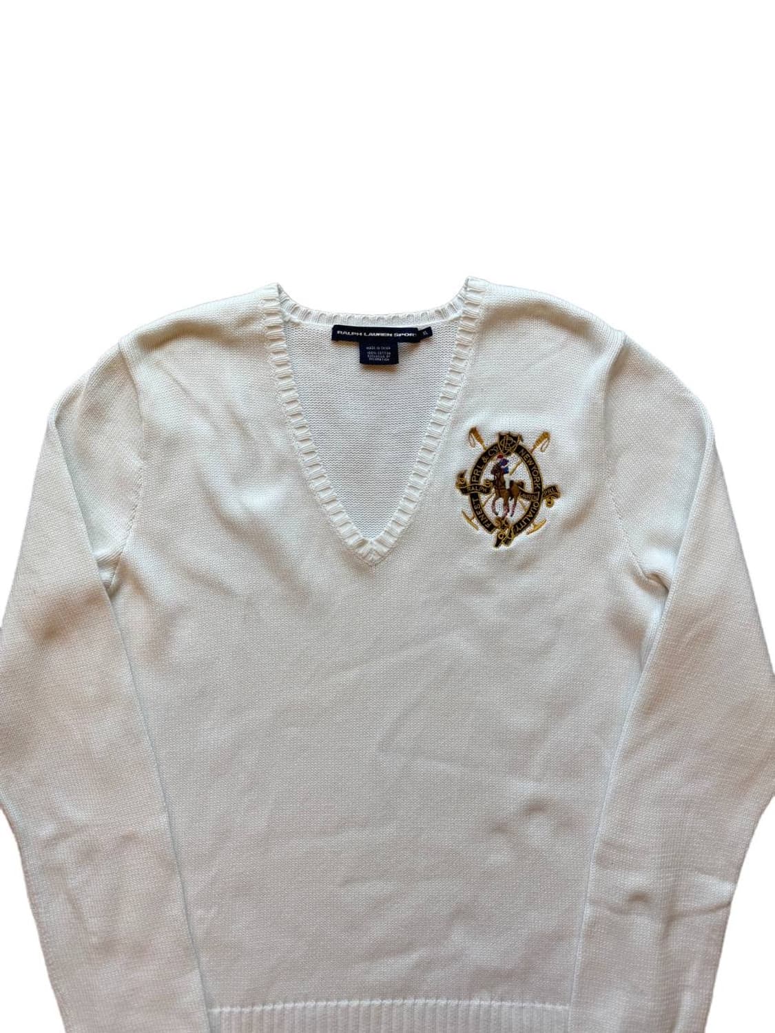 폴로 랄프로렌 브이넥 코튼 스웨터 상품이미지3