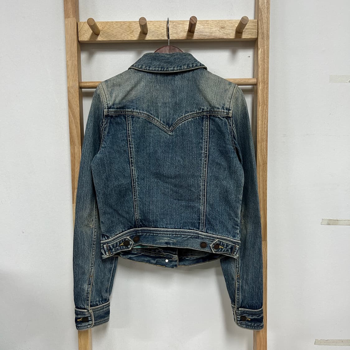 아베크롬비 중청 워싱 데님 자켓 상품이미지5
