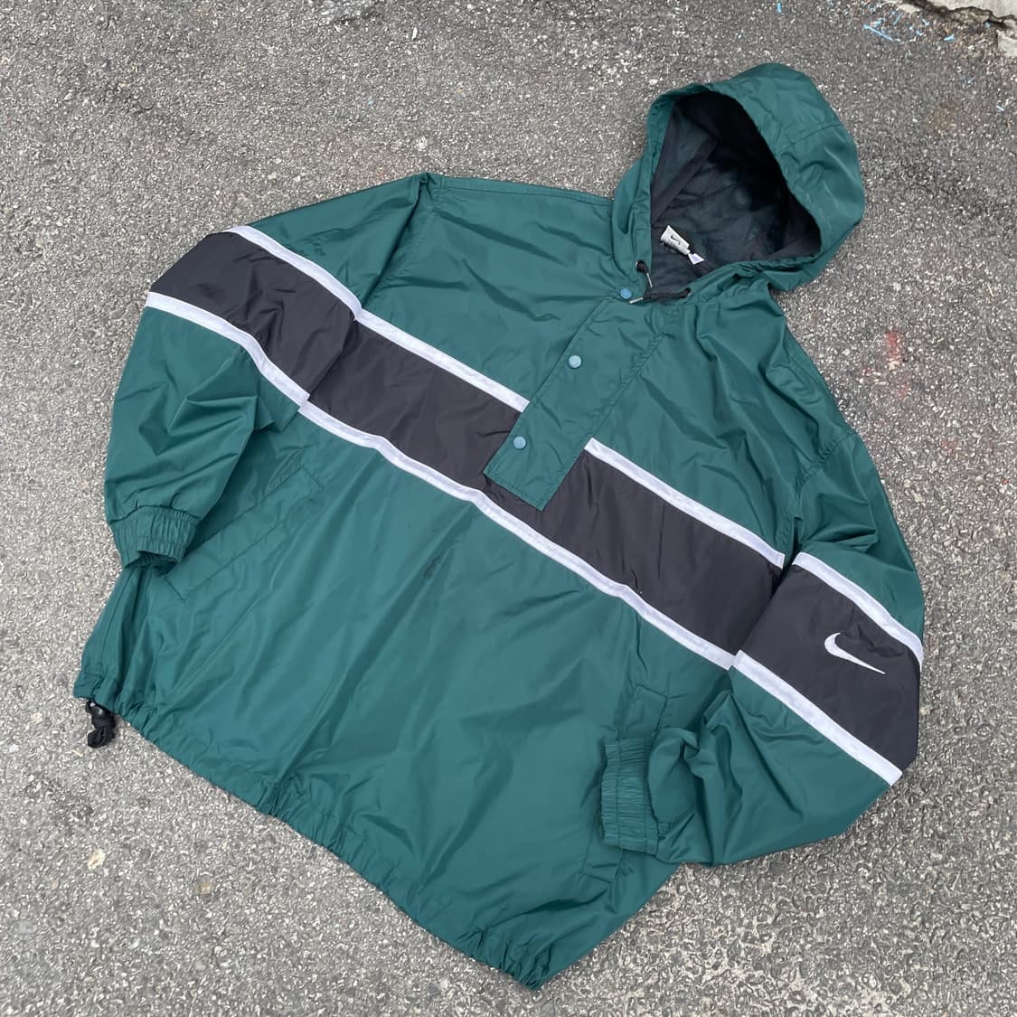 90s 나이키 대대장 올드스쿨 아노락 바람막이 XL 상품이미지4