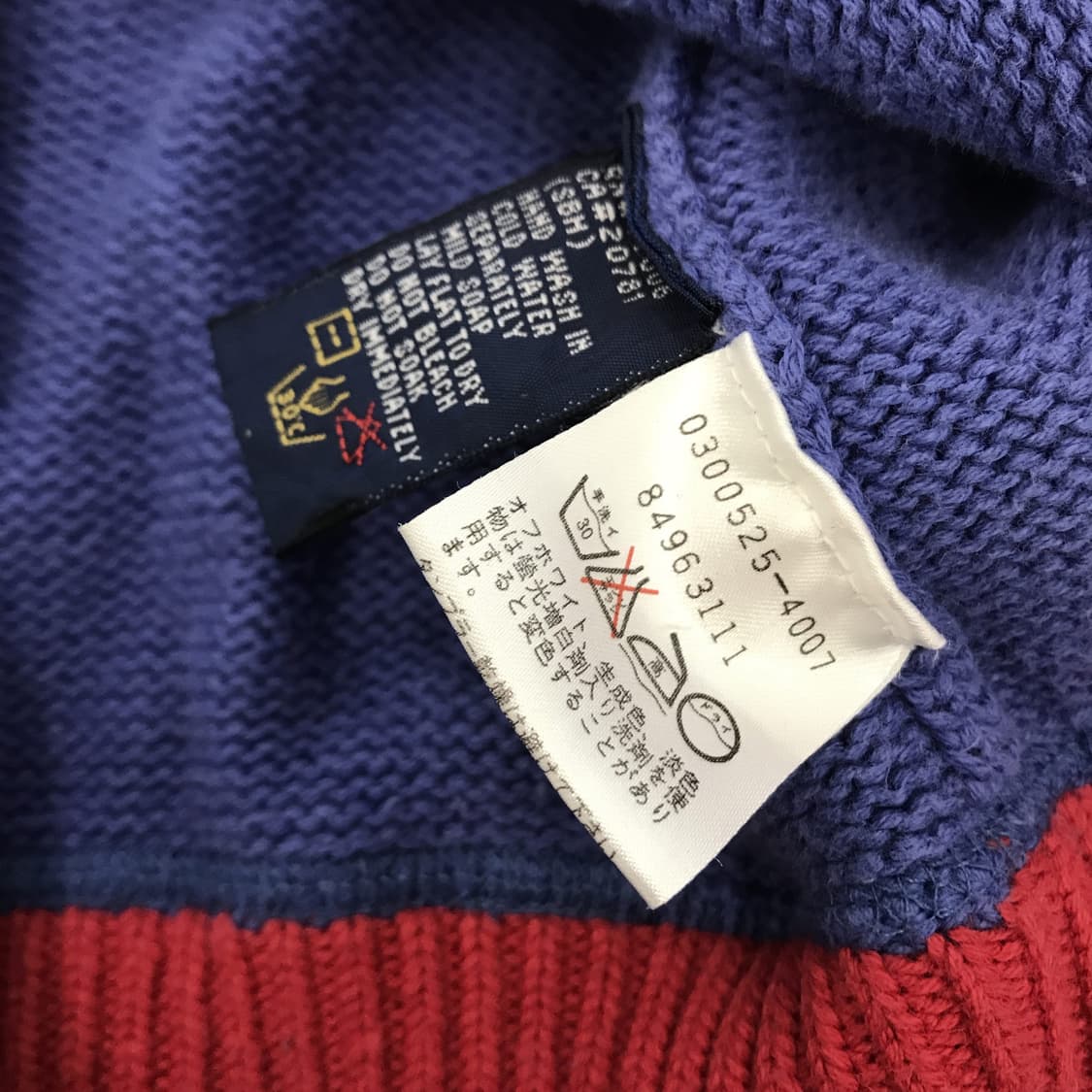 타미힐피거 90s JPN 월계수 니트 [XL] 상품이미지5