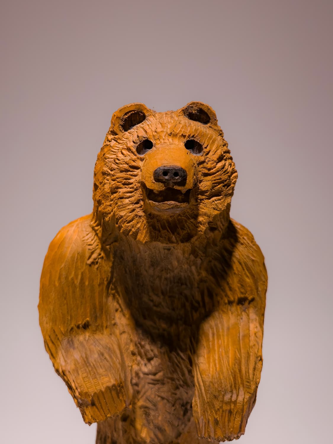 Hand-carved Wooden Standing Bear 상품이미지8