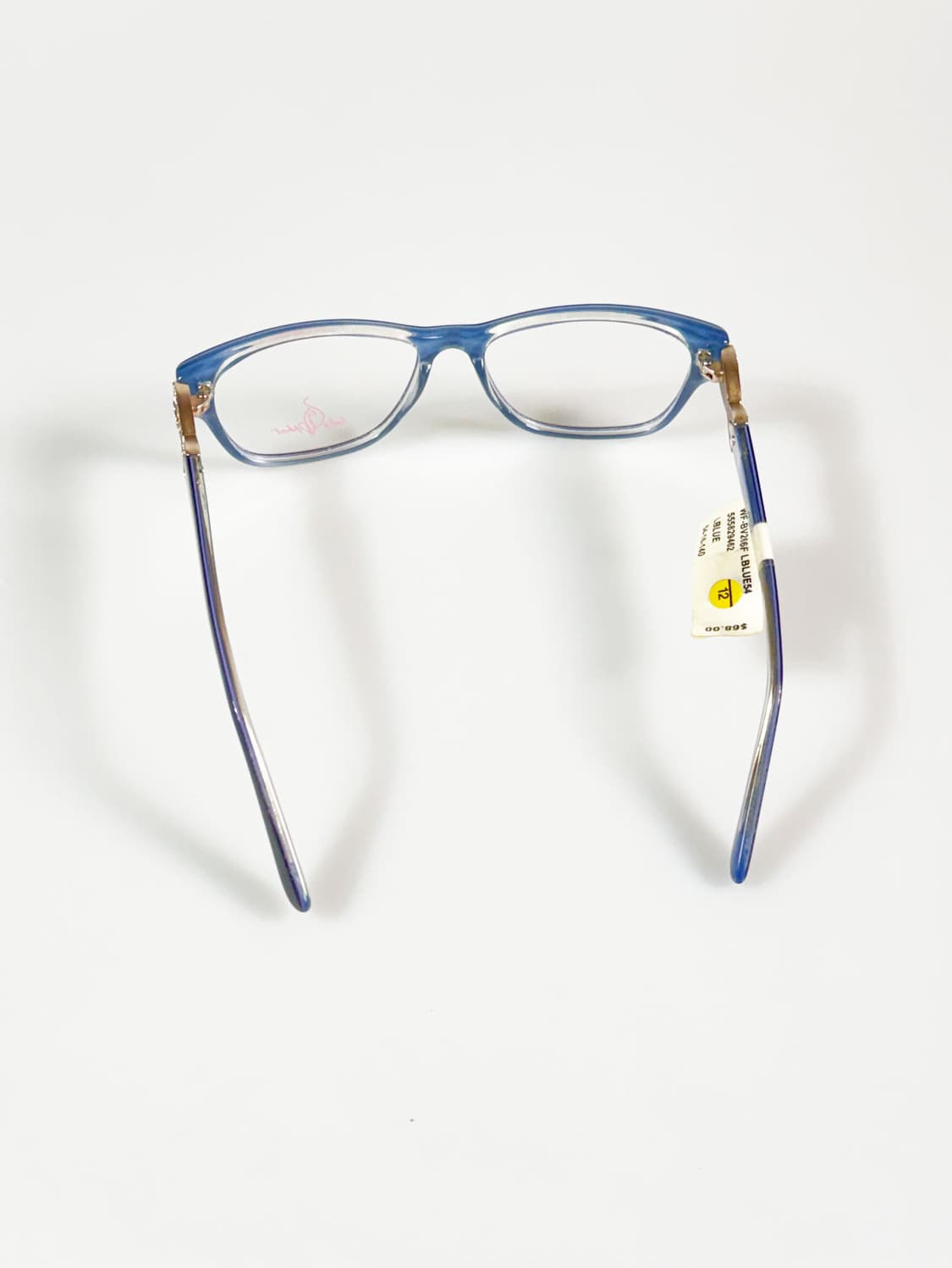 BABY PHAT 블루 뿔테 스퀘어 프레임 빈티지 안경 상품이미지5