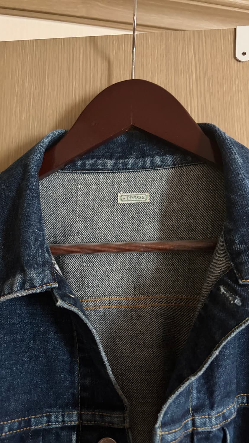 아프레쎄 2nd 데님 자켓(2nd denim jakets) 48size 상품이미지3