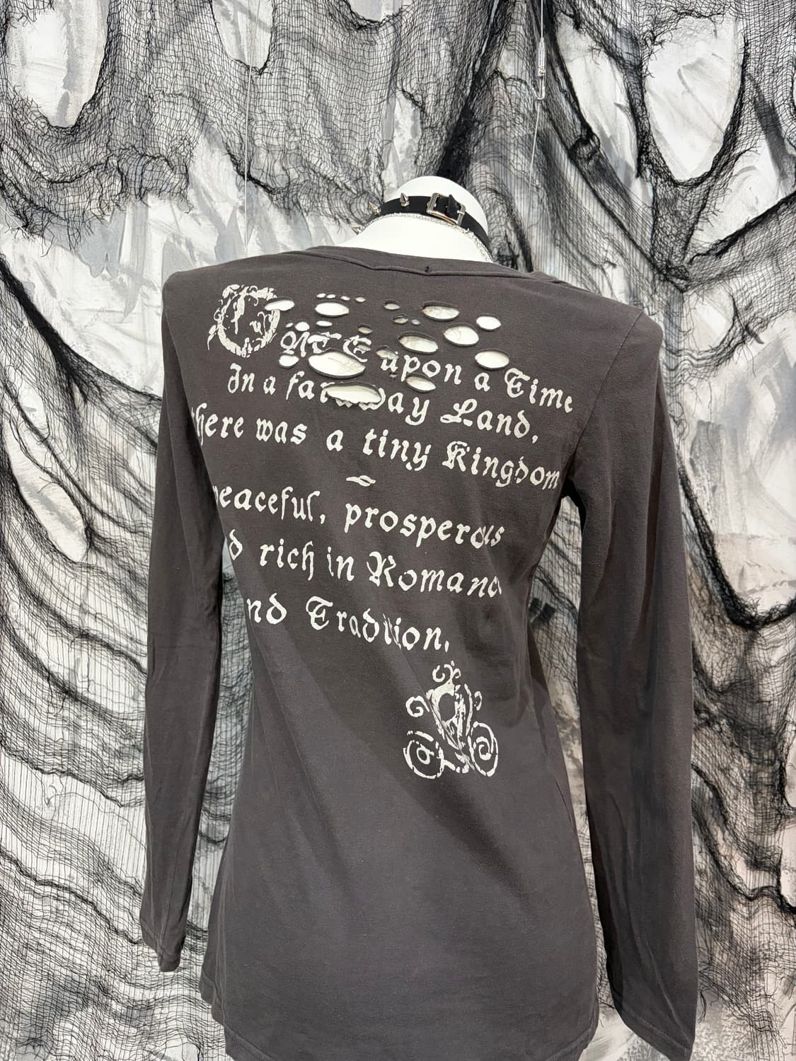 Y2K Distressed Damage long sleeve 상품이미지10