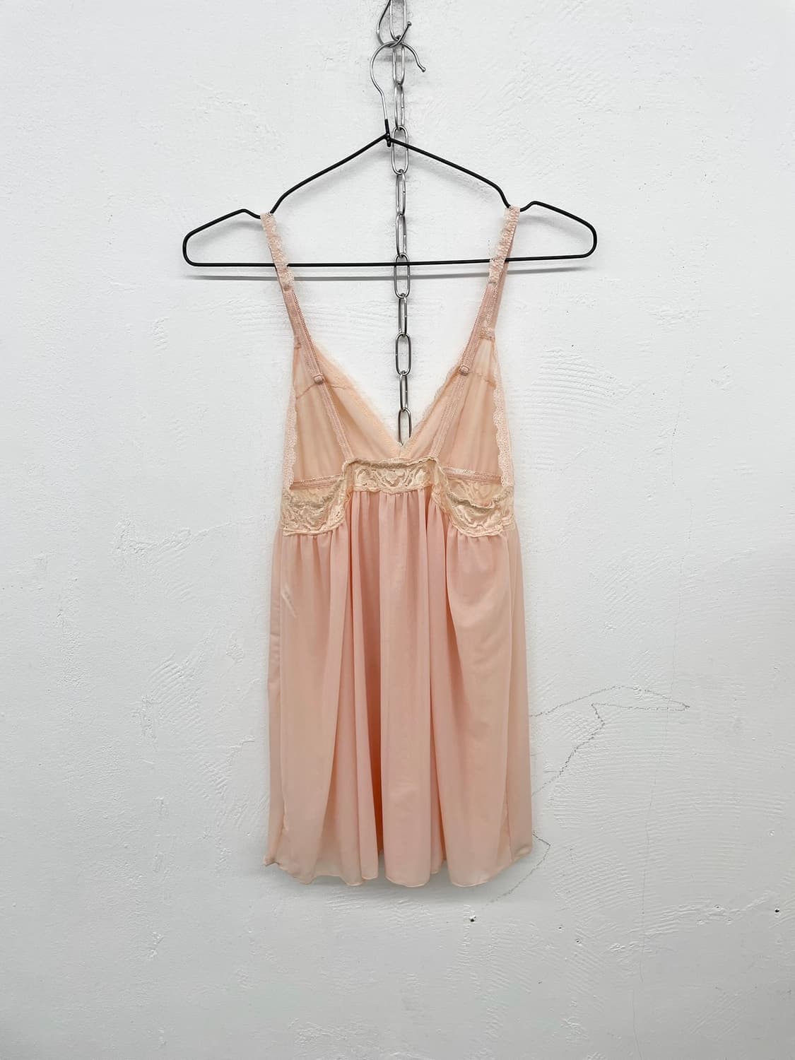 피치 시어 레이스 슬립 상품이미지6