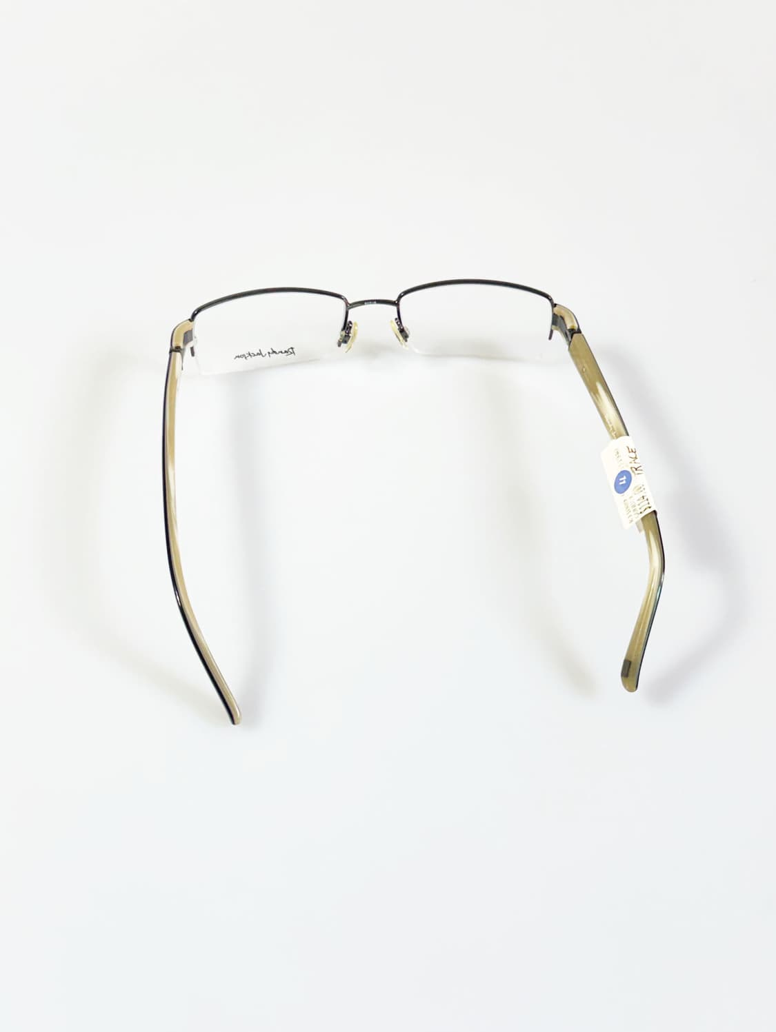 RANDY JACKSON 반무테 스퀘어 메탈 프레임 빈티지 안경 상품이미지5