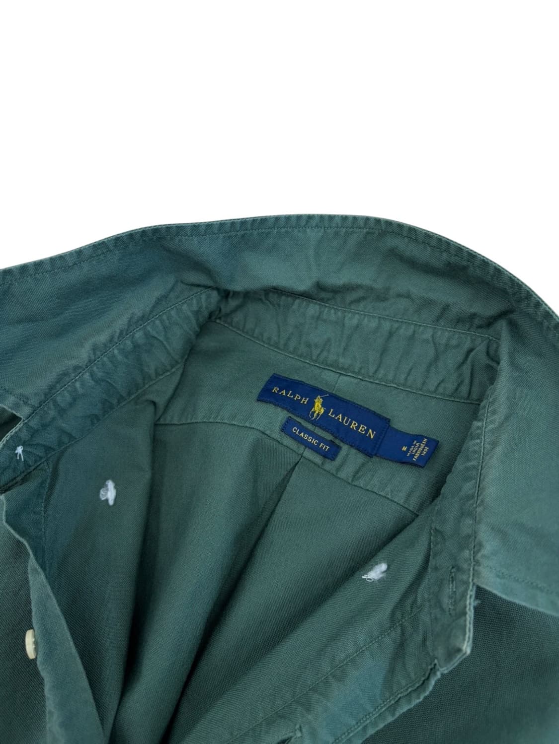 폴로 클래식핏 셔츠 그린 (M/국내100~105) 상품이미지9