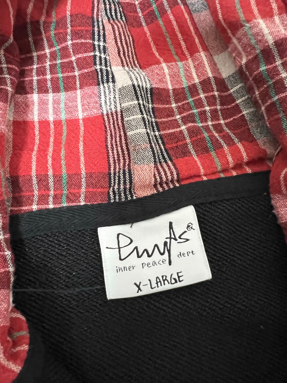 피지컬 디파트먼트 체크 패치 후드 상품이미지8