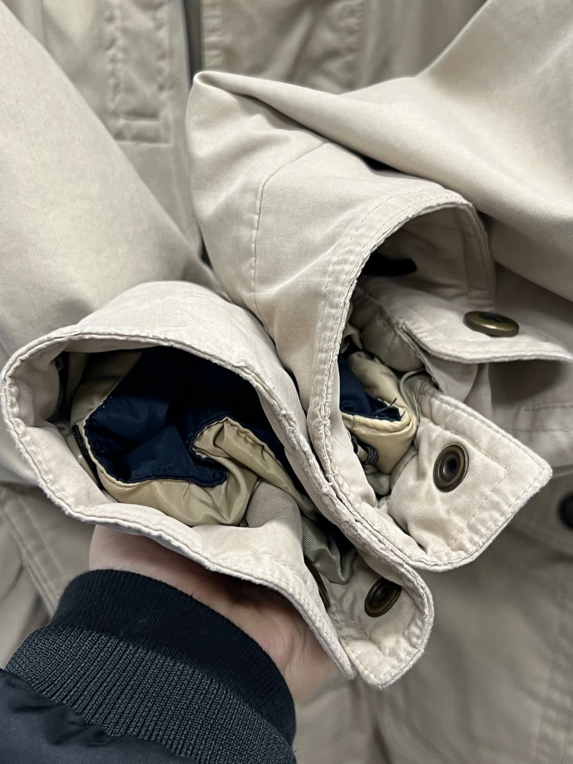 런던포그 빈티지 사파리 자켓 (내피패딩포함) 상품이미지4