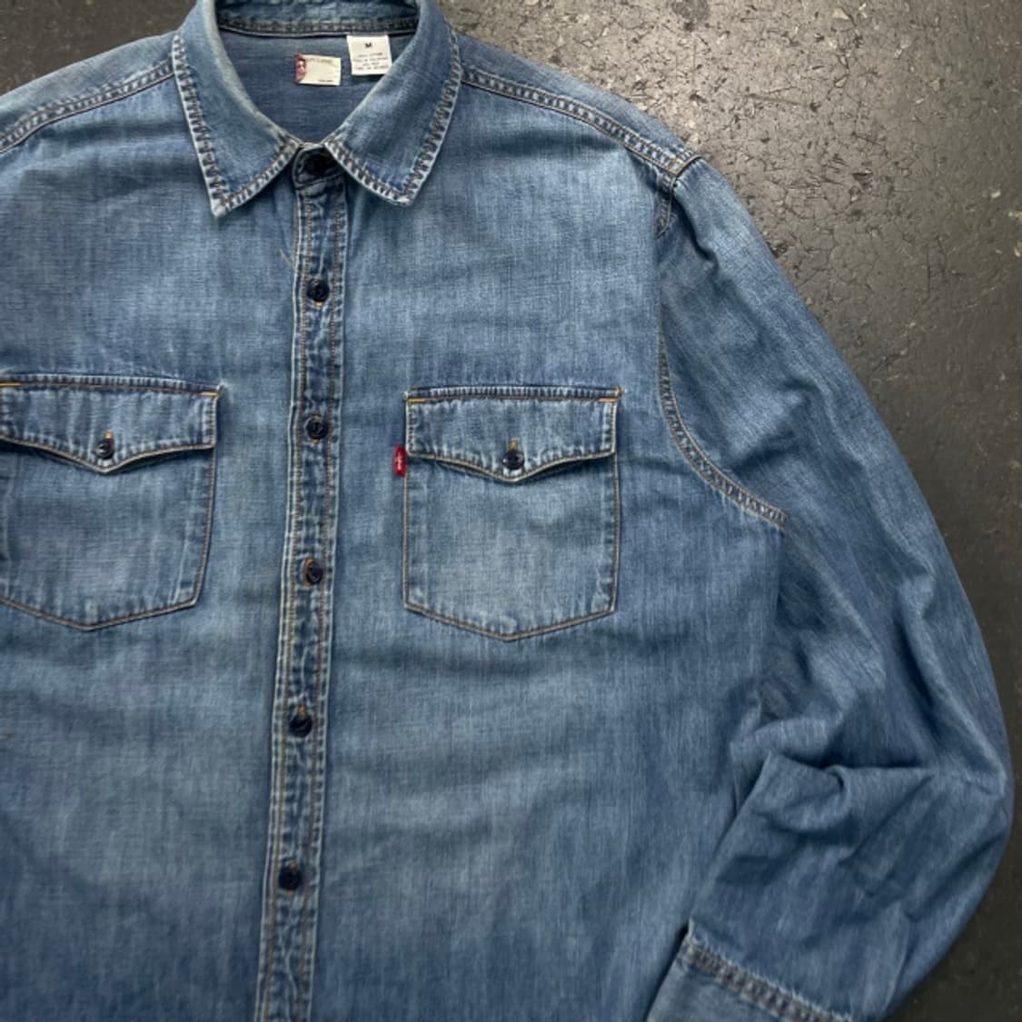 100 리바이스 데님셔츠 청남방 상품이미지2