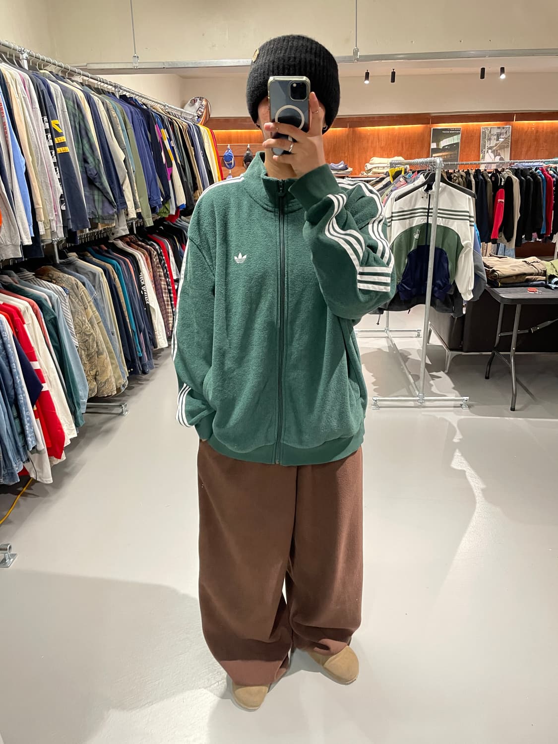 아디다스 타월 플리스 집업   상품이미지4