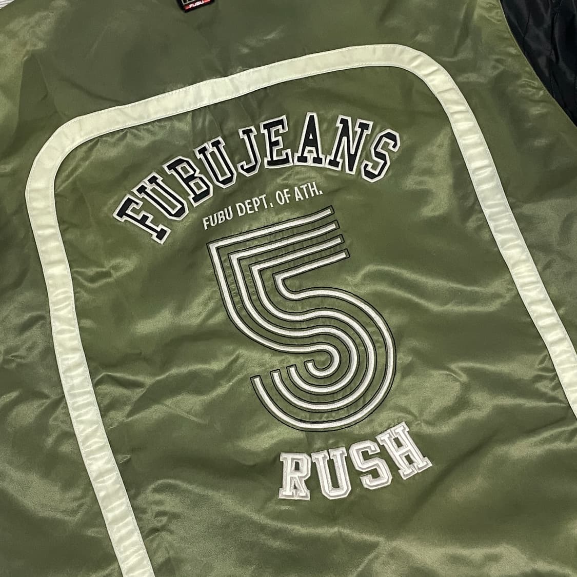 [FUBU] 후부 포드 콜라보 레이싱 자켓 카키 점퍼 상품이미지5