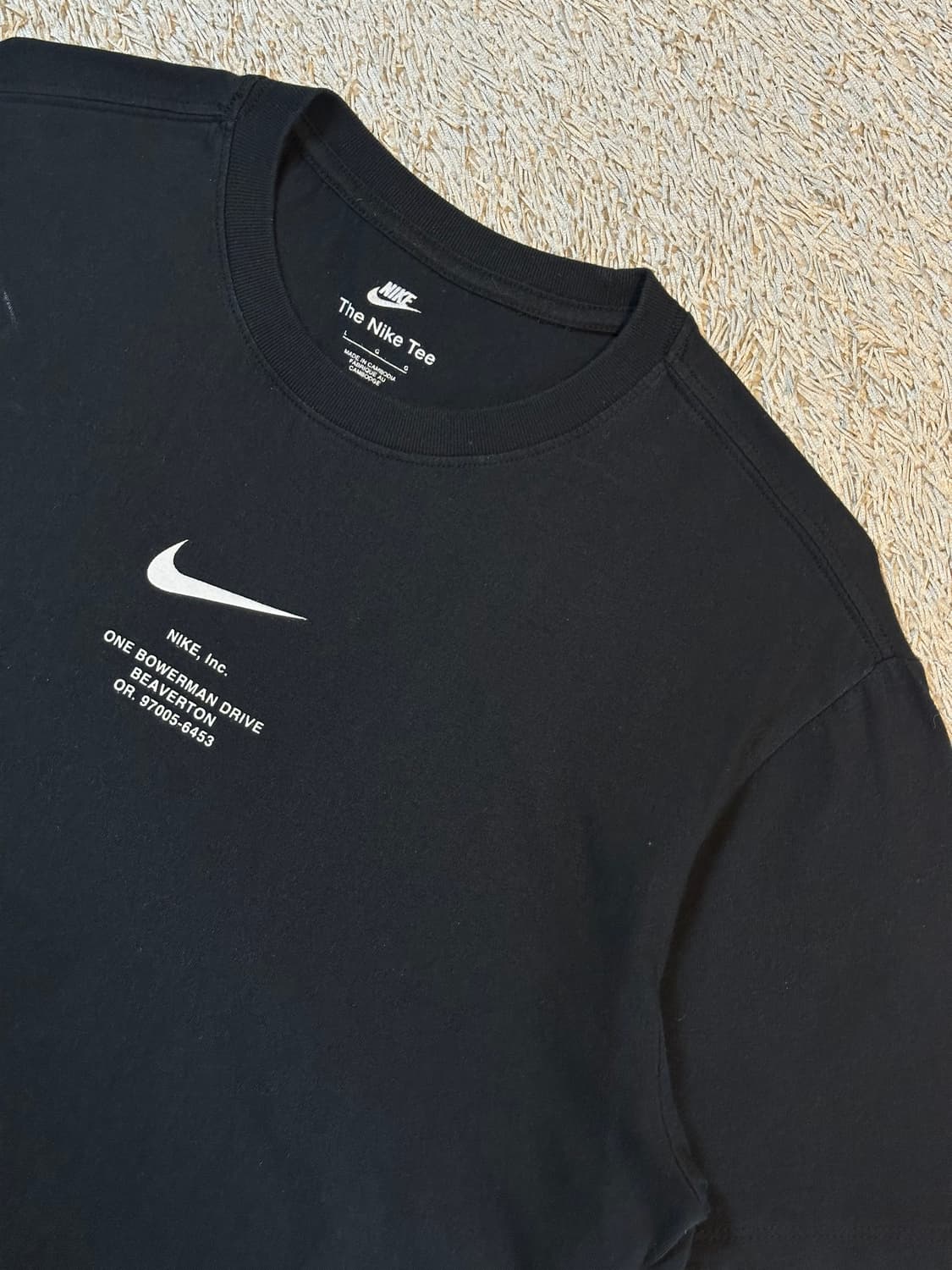 나이키 NIKE 빅스우시 반팔 티셔츠 블랙 상품이미지2