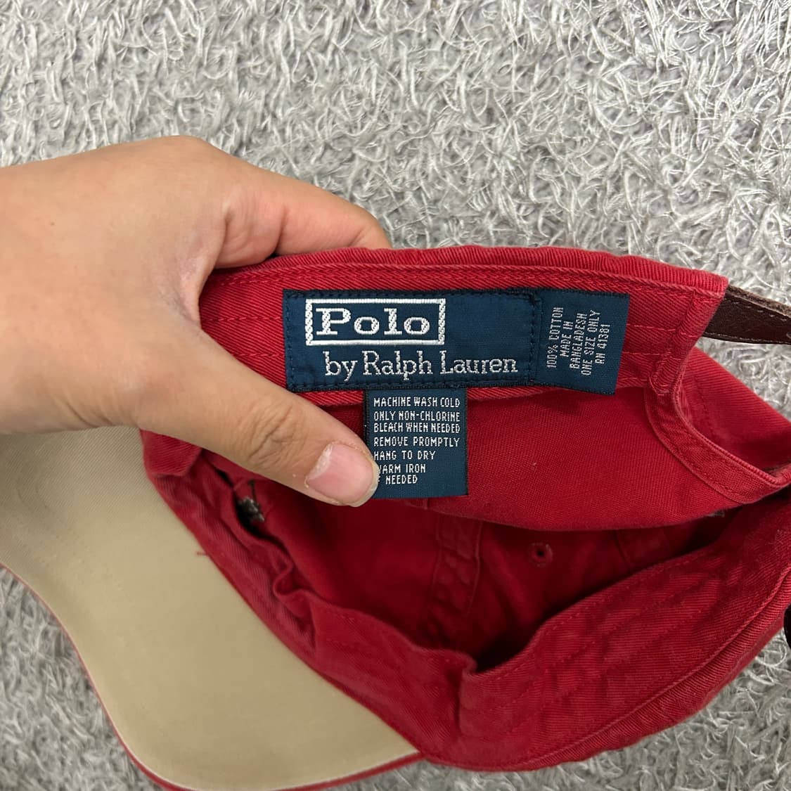 폴로 볼캡 급처 상품이미지4