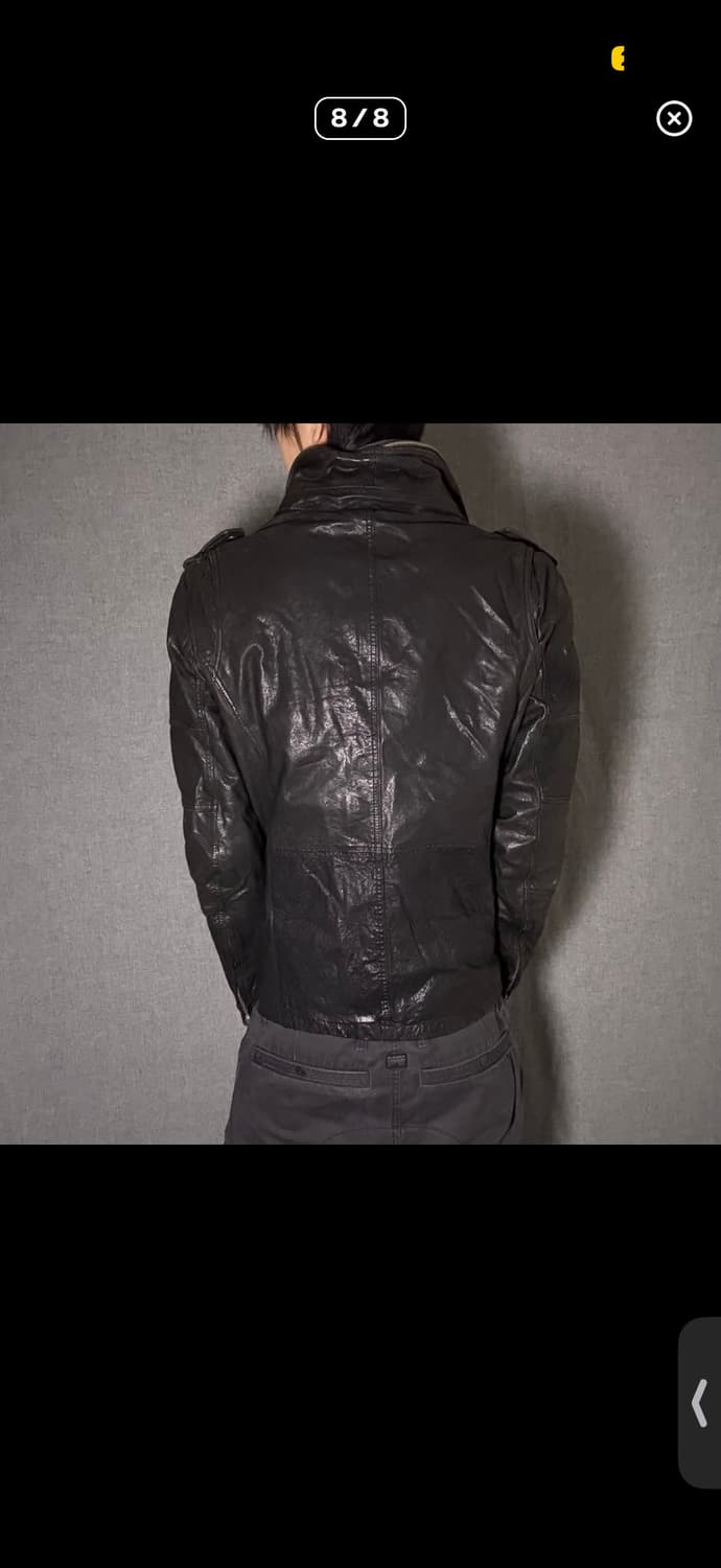 빈티지 레더 자켓(램스킨) 상품이미지2