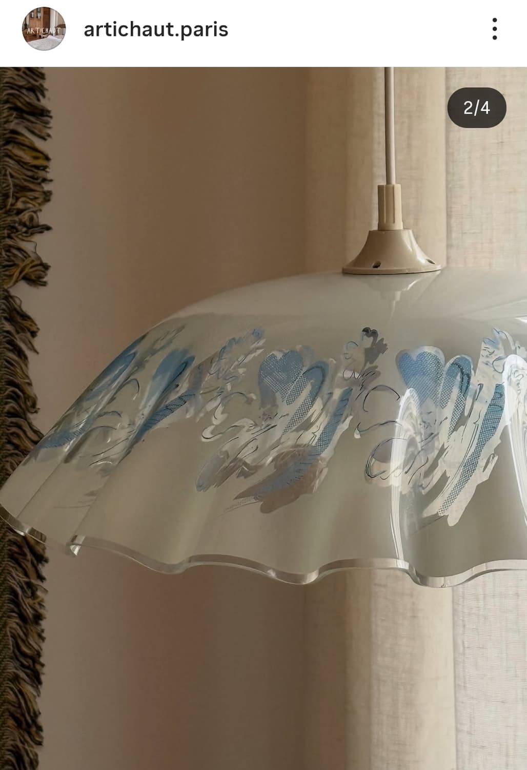 빈티지 프랑스 조명 1980년 빈티지 상품이미지4