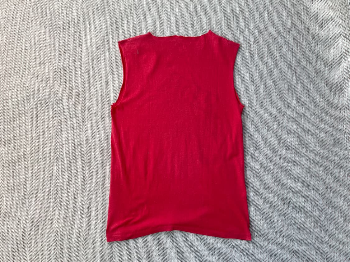 90s 빈티지 싱글 스케이트 보드 데몬 컷오프 슬리브리스 J03762 상품이미지6