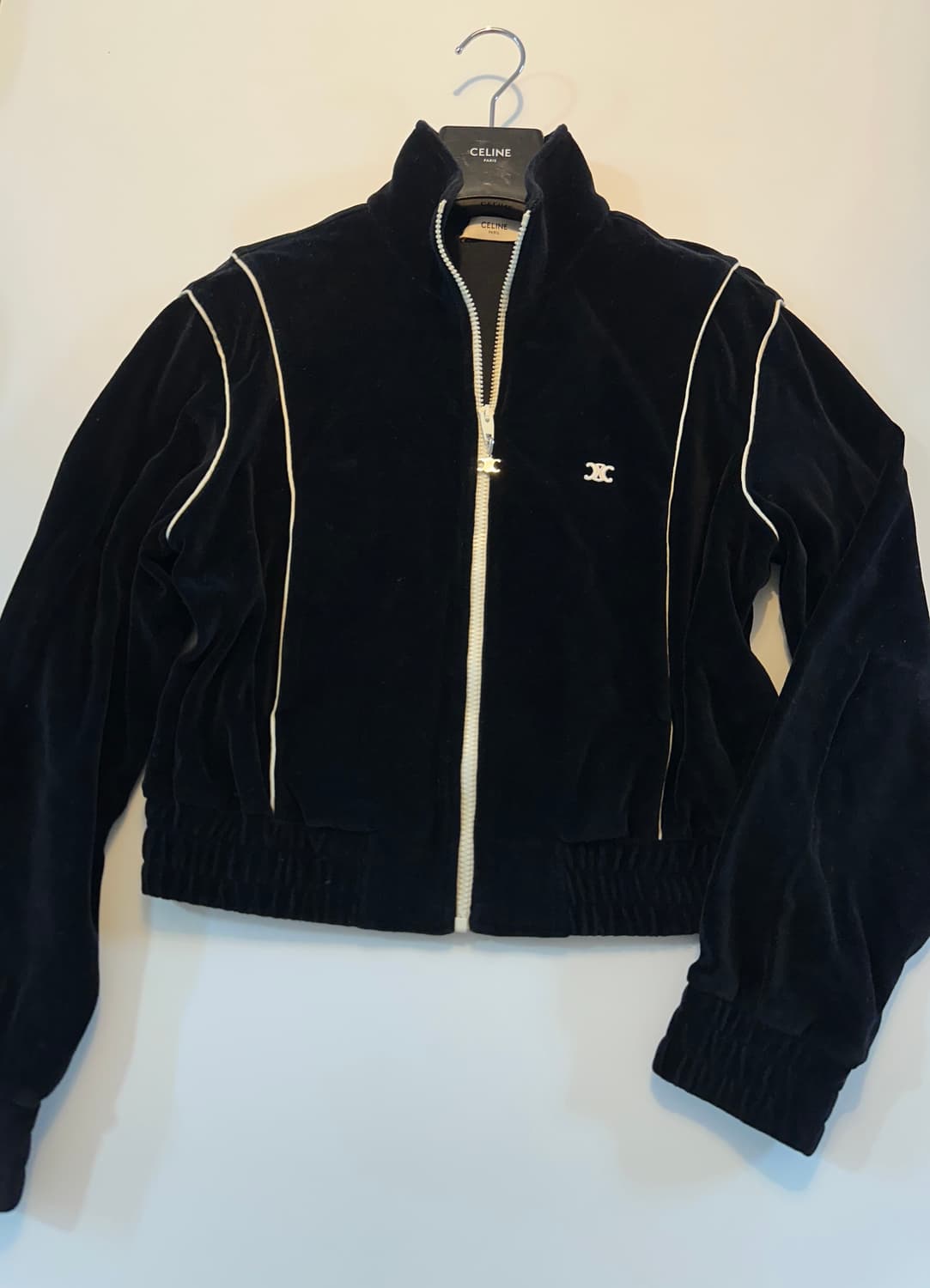 셀린느 트리오페 벨벳집업(S) 상품이미지1