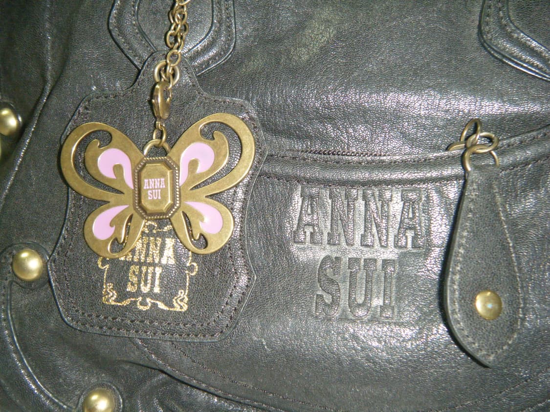 희귀) 안나수이 페어리 오리엔탈 나비 참 블랙 숄더백 상품이미지5