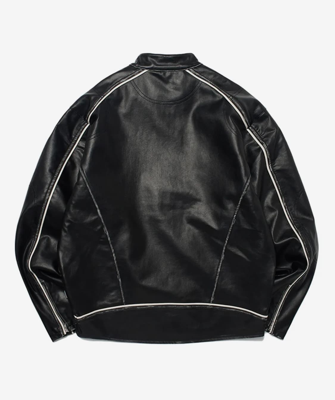 WASHED LEATHER JK (BLACK) 상품이미지2