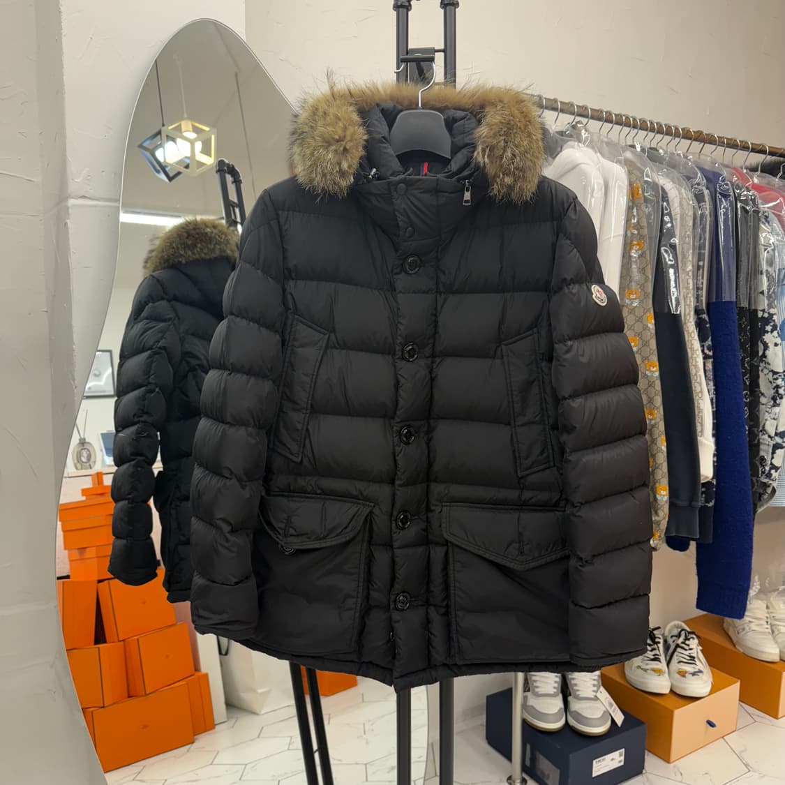 [5] 몽클레어 클루니 패딩 블랙 상품이미지1