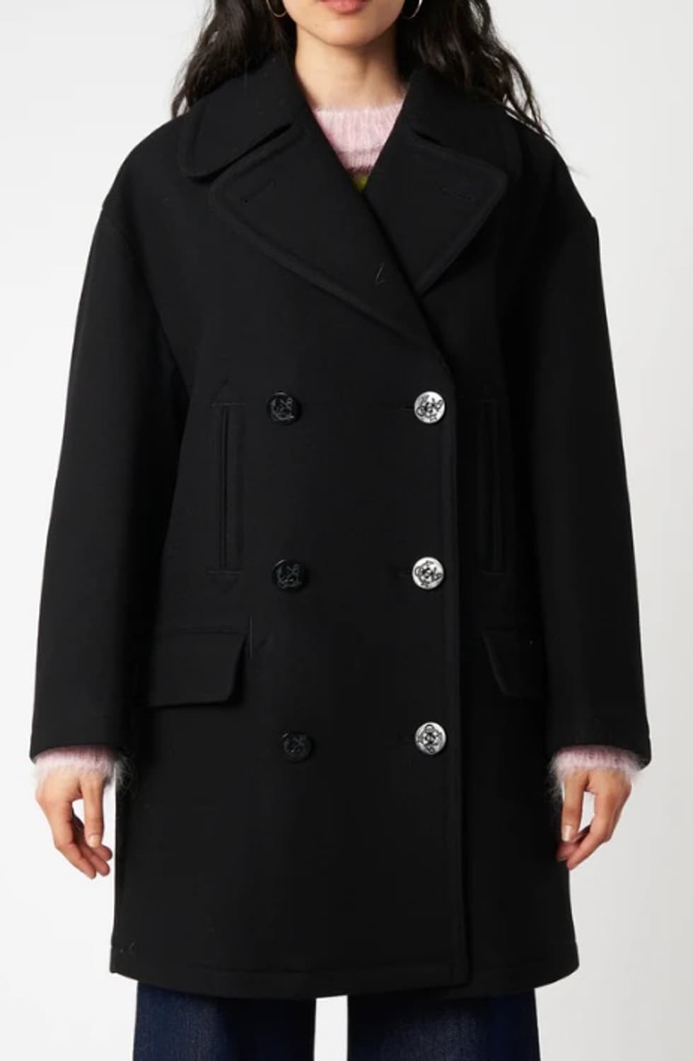 aspesi 아스페시 피코트 S사이즈 블랙 상품이미지1