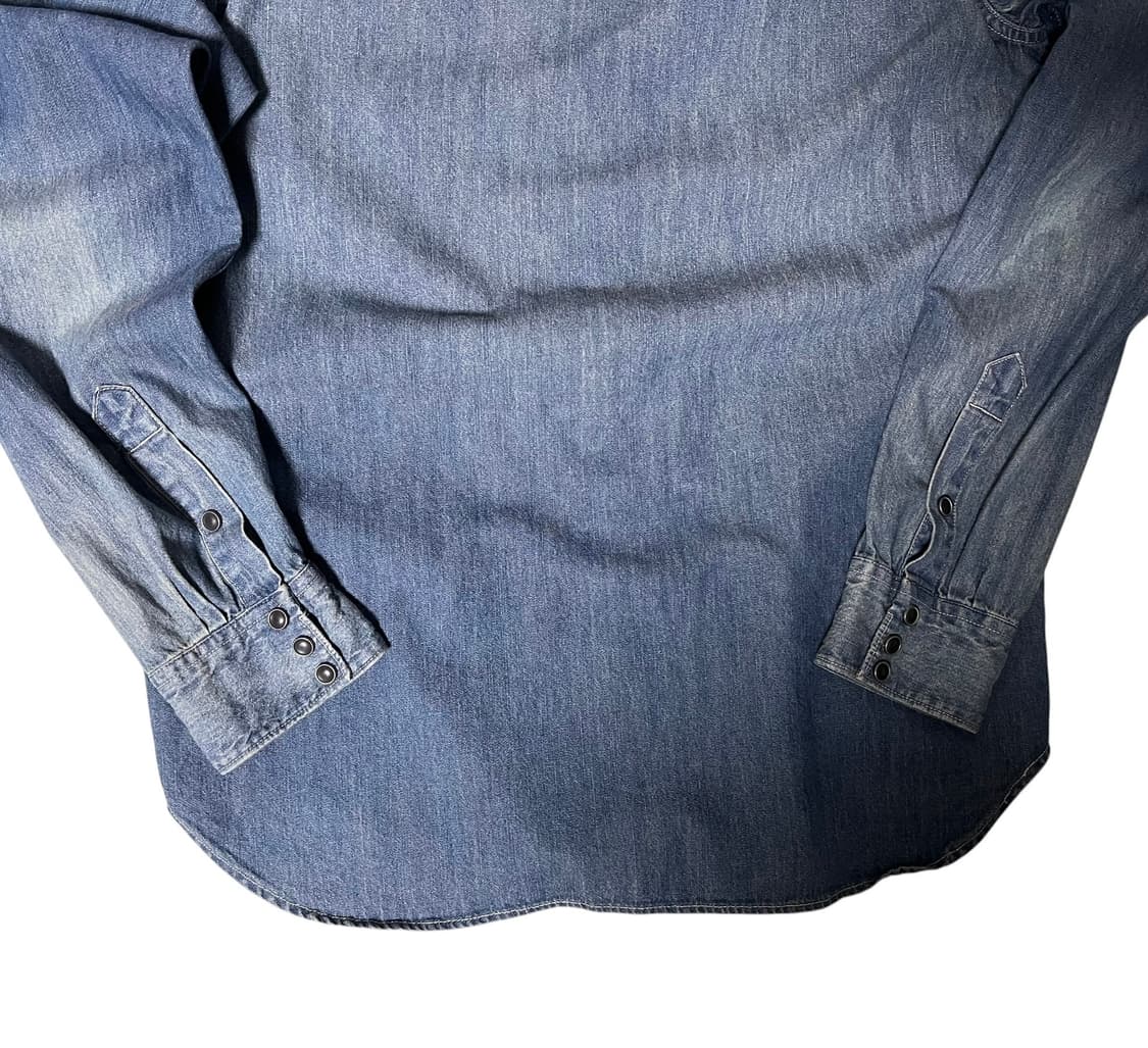 폴로 랄프로렌 데님 웨스턴 셔츠 M 상품이미지5