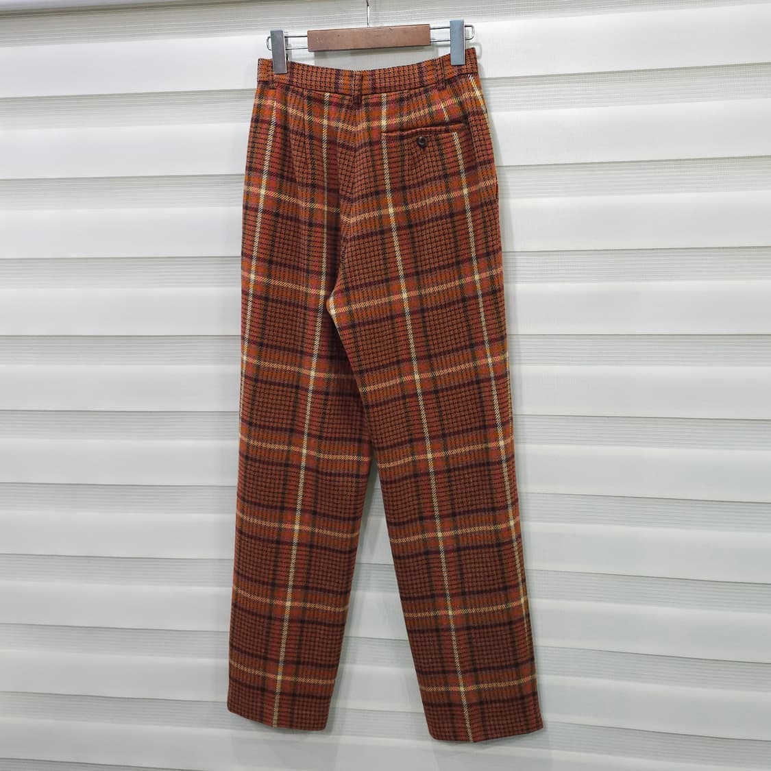 80s ISSEY MIYAKE IS 스포츠 체크울 팬츠- 우먼25 상품이미지4