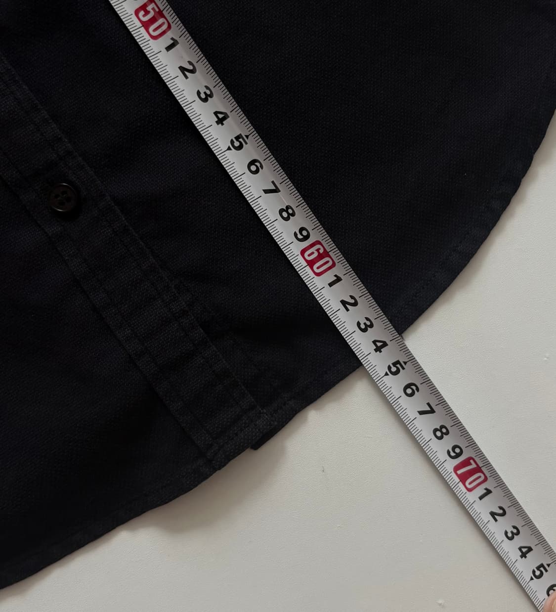 Lacoste 라코스테 솔리드 블랙 셔츠 상품이미지7