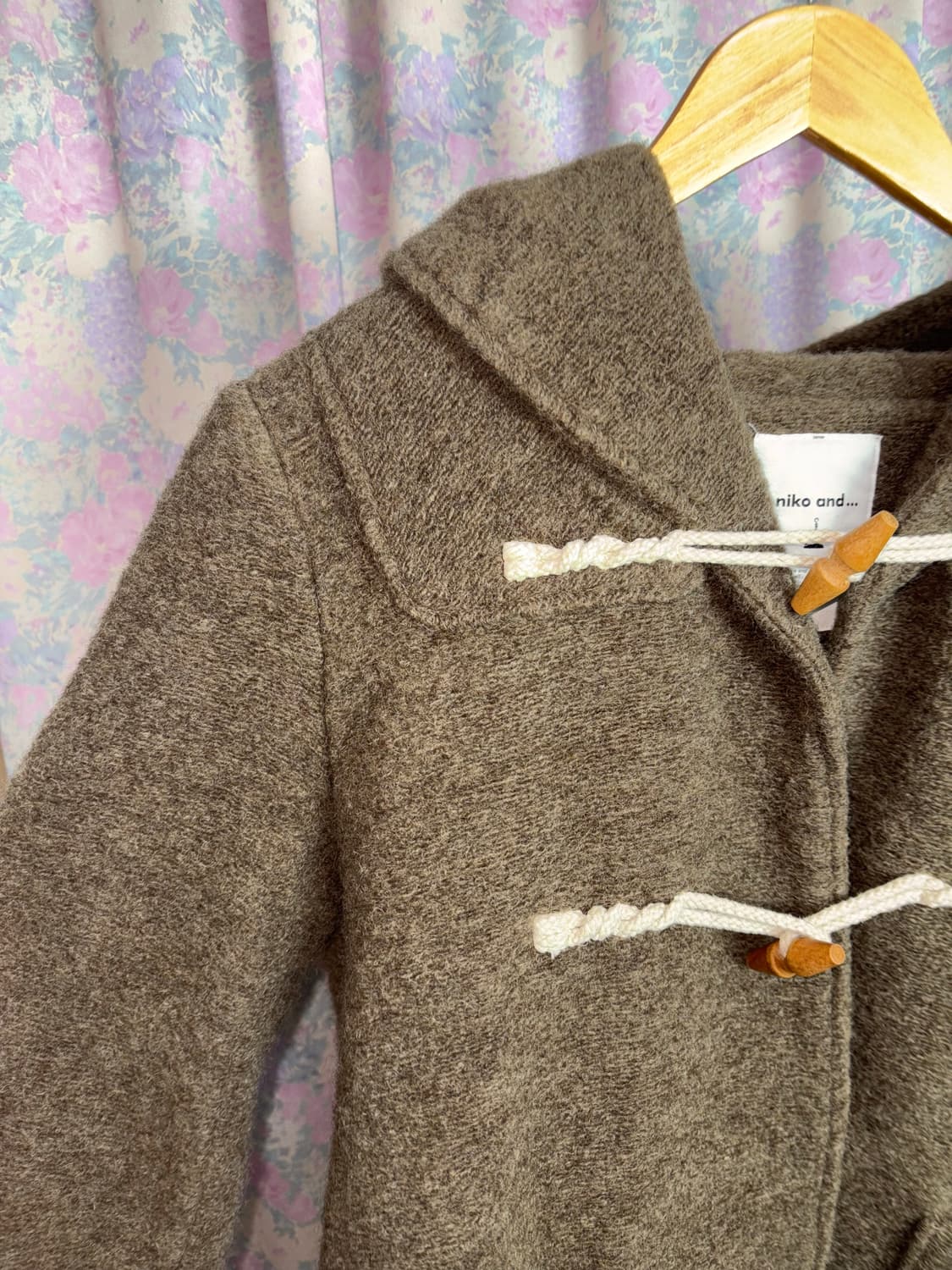 니코앤드 브라운 울 더플 코트 상품이미지6