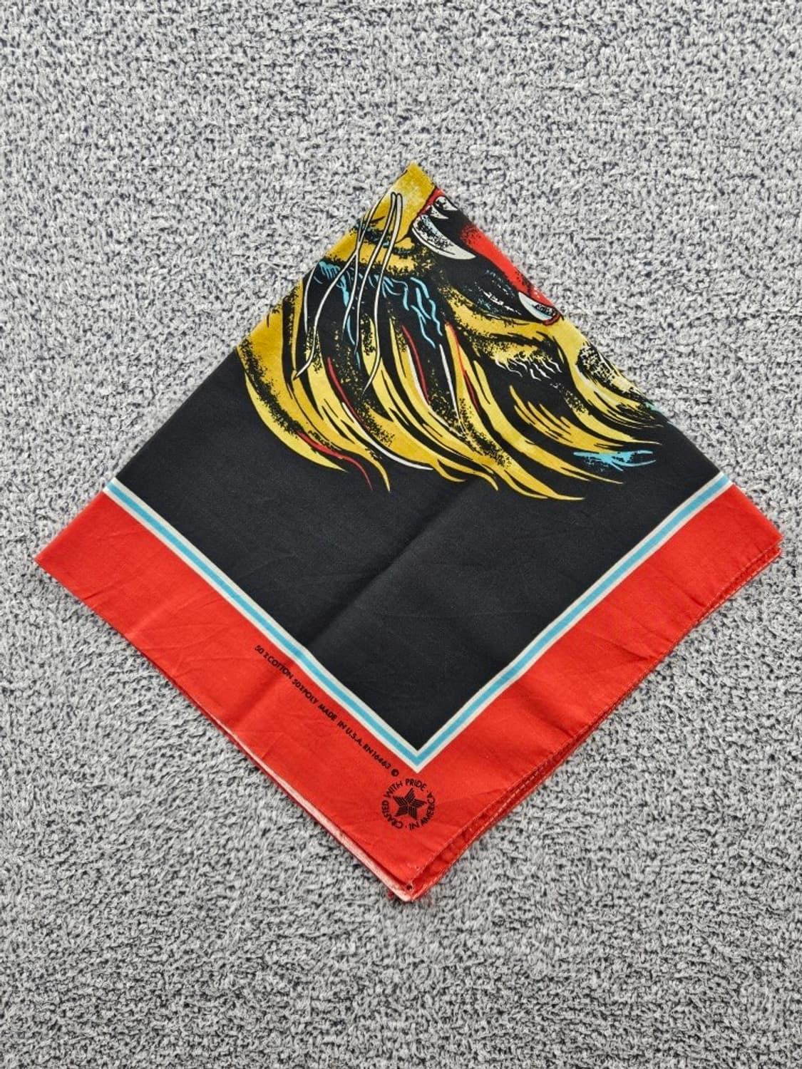 MADE IN U.S.A 그로울링 라이언 반다나 (54X54)/10970 상품이미지5