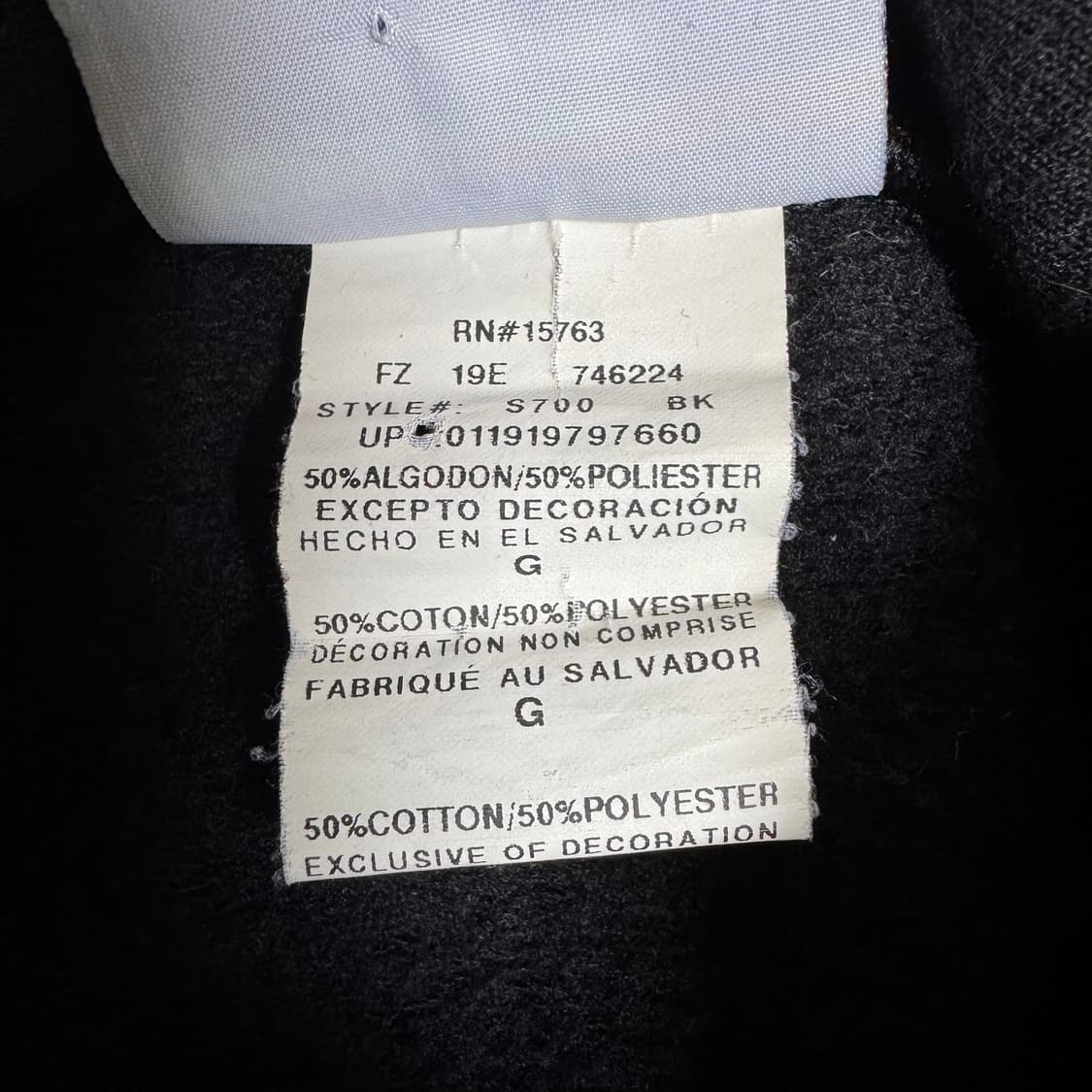 챔피온 블랙 후드티 L 상품이미지4