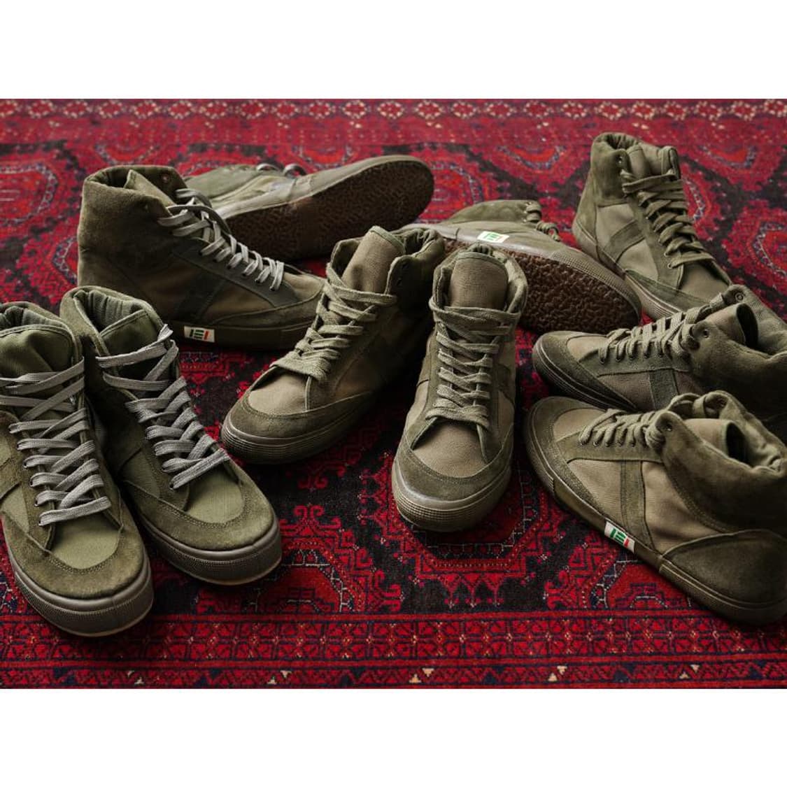 빈티지 이탈리아군 스니커즈 상품이미지5